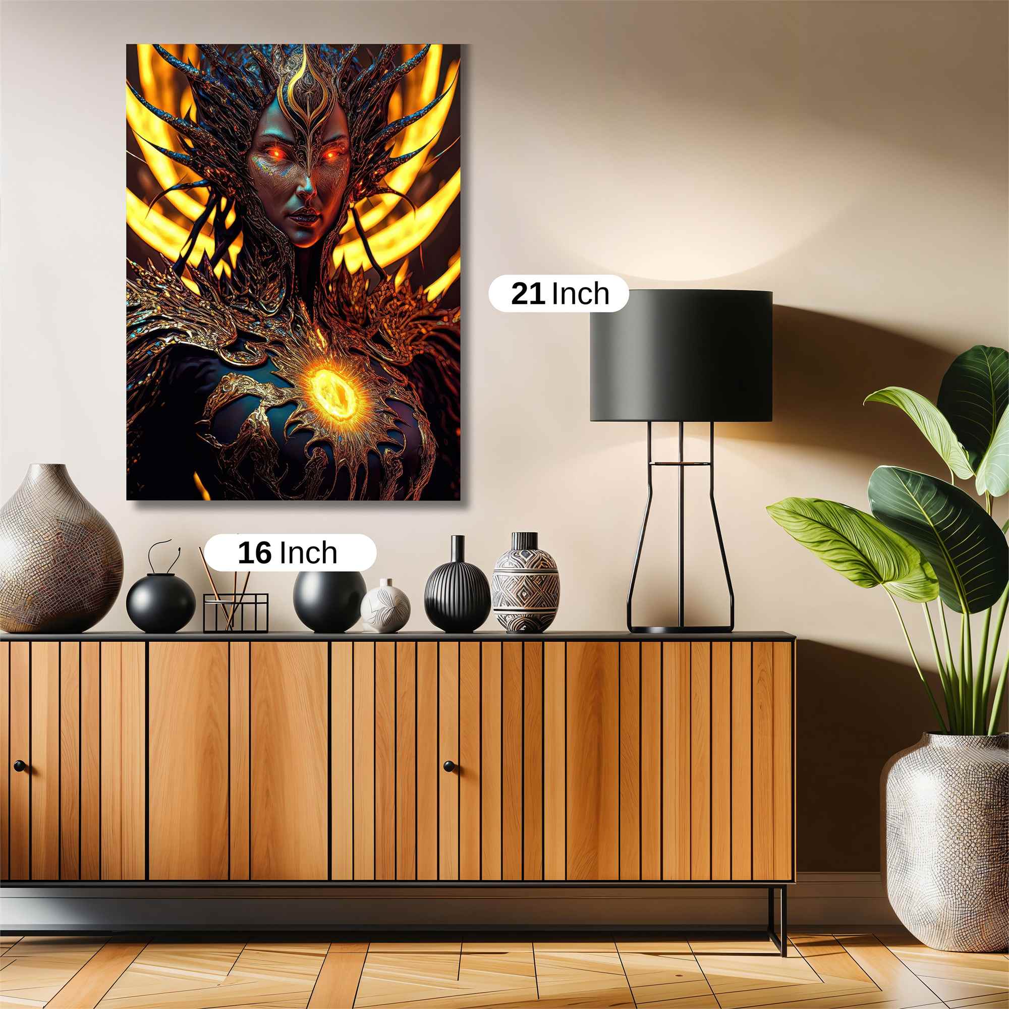 Fire Empress Safe Wall Magnetic / M