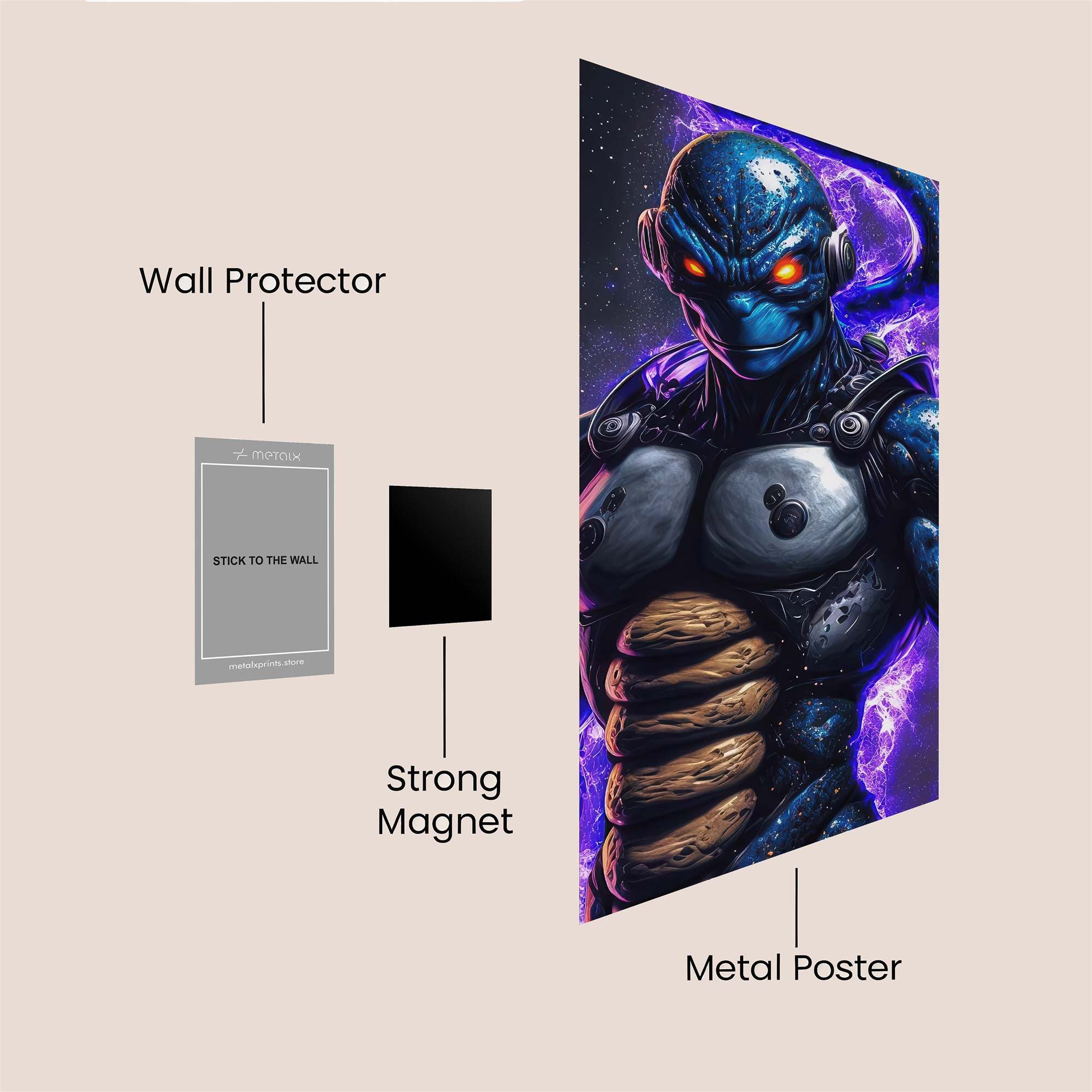 Frieza Ferocity Safe Wall Magnetic / M