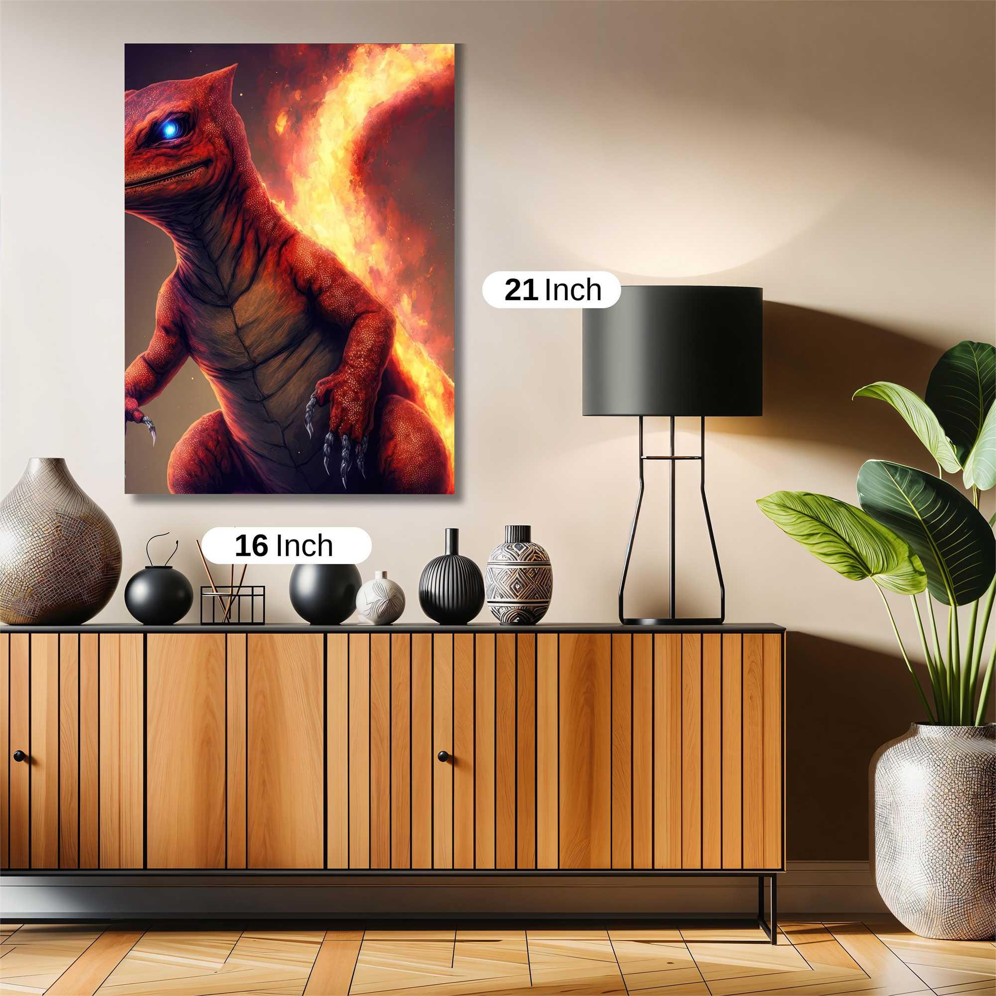 Charizard Blaze Safe Wall Magnetic / M
