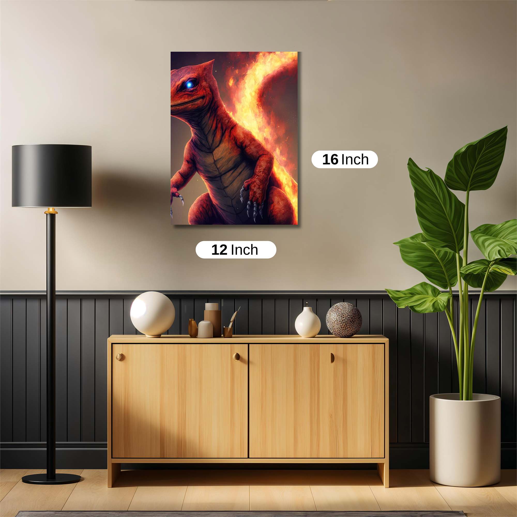 Charizard Blaze Safe Wall Magnetic / M