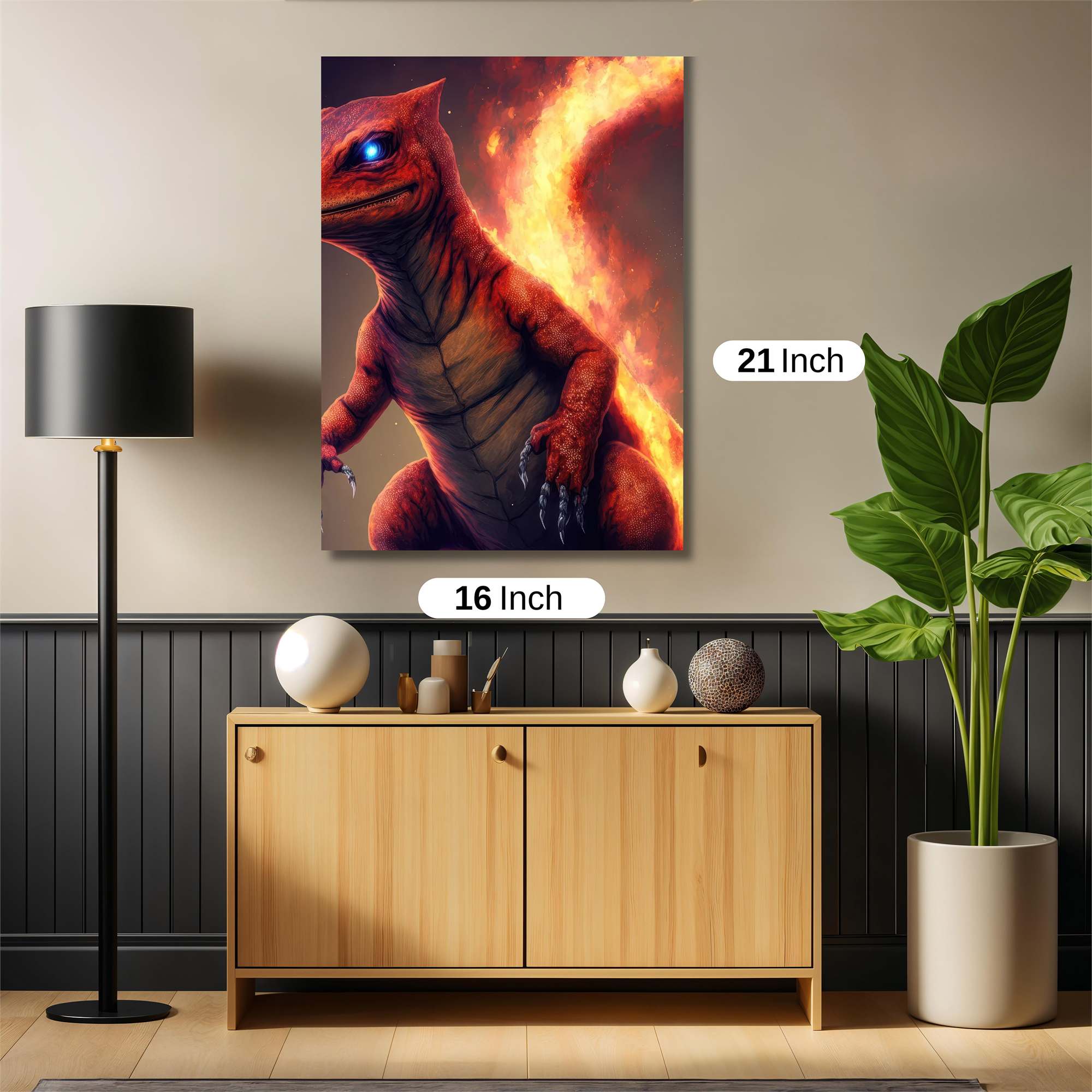 Charizard Blaze Safe Wall Magnetic / M