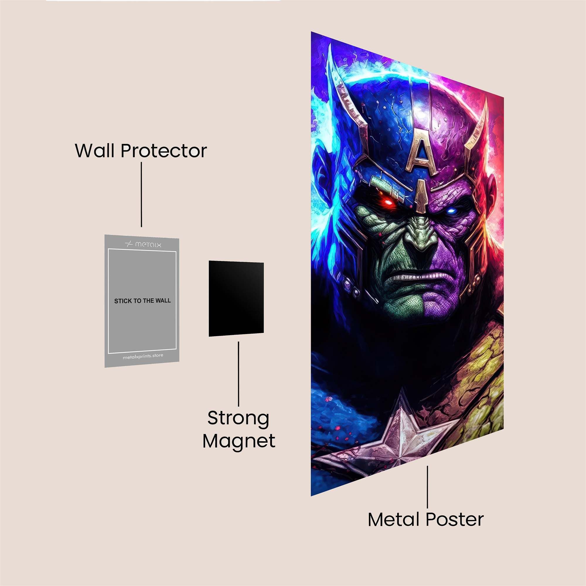 Thanos Twisted Safe Wall Magnetic / M