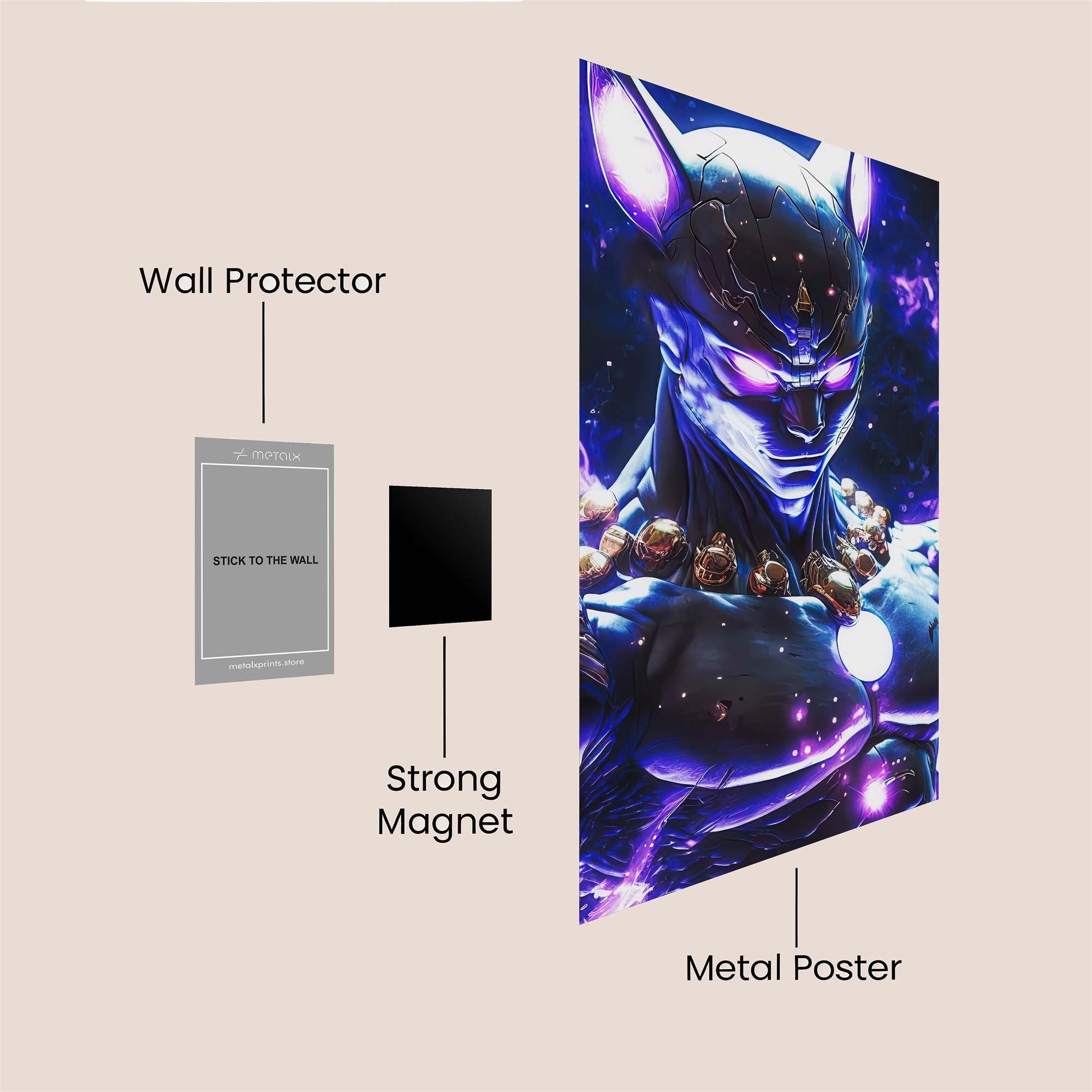 Beerus Cosmic Safe Wall Magnetic / M