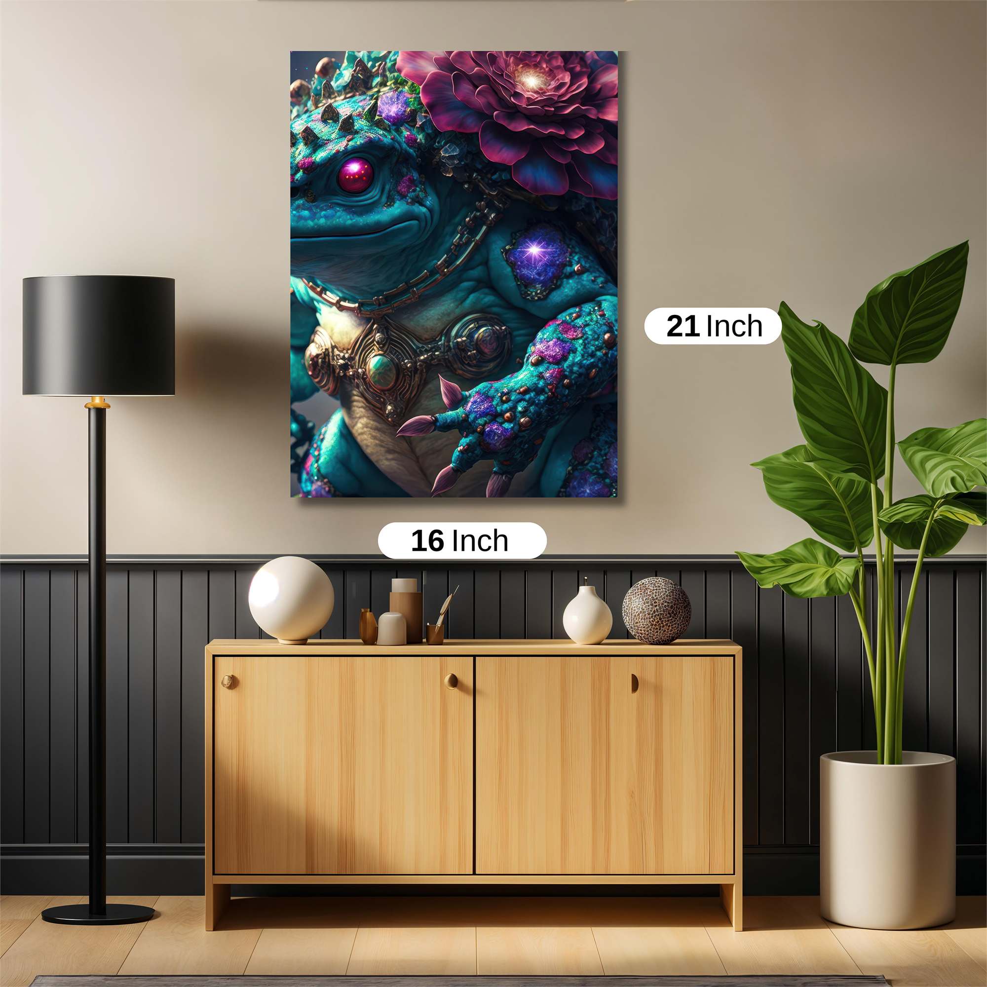 Frog Royalty Safe Wall Magnetic / M