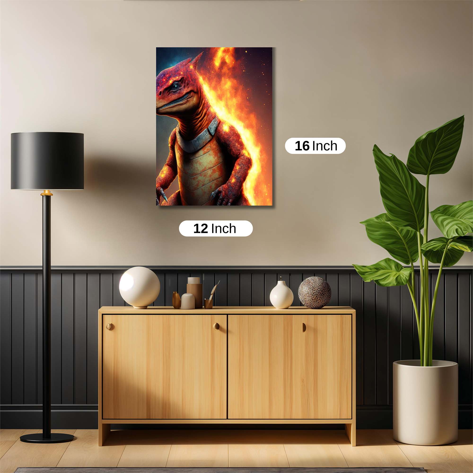 Charizard Blaze Safe Wall Magnetic / M