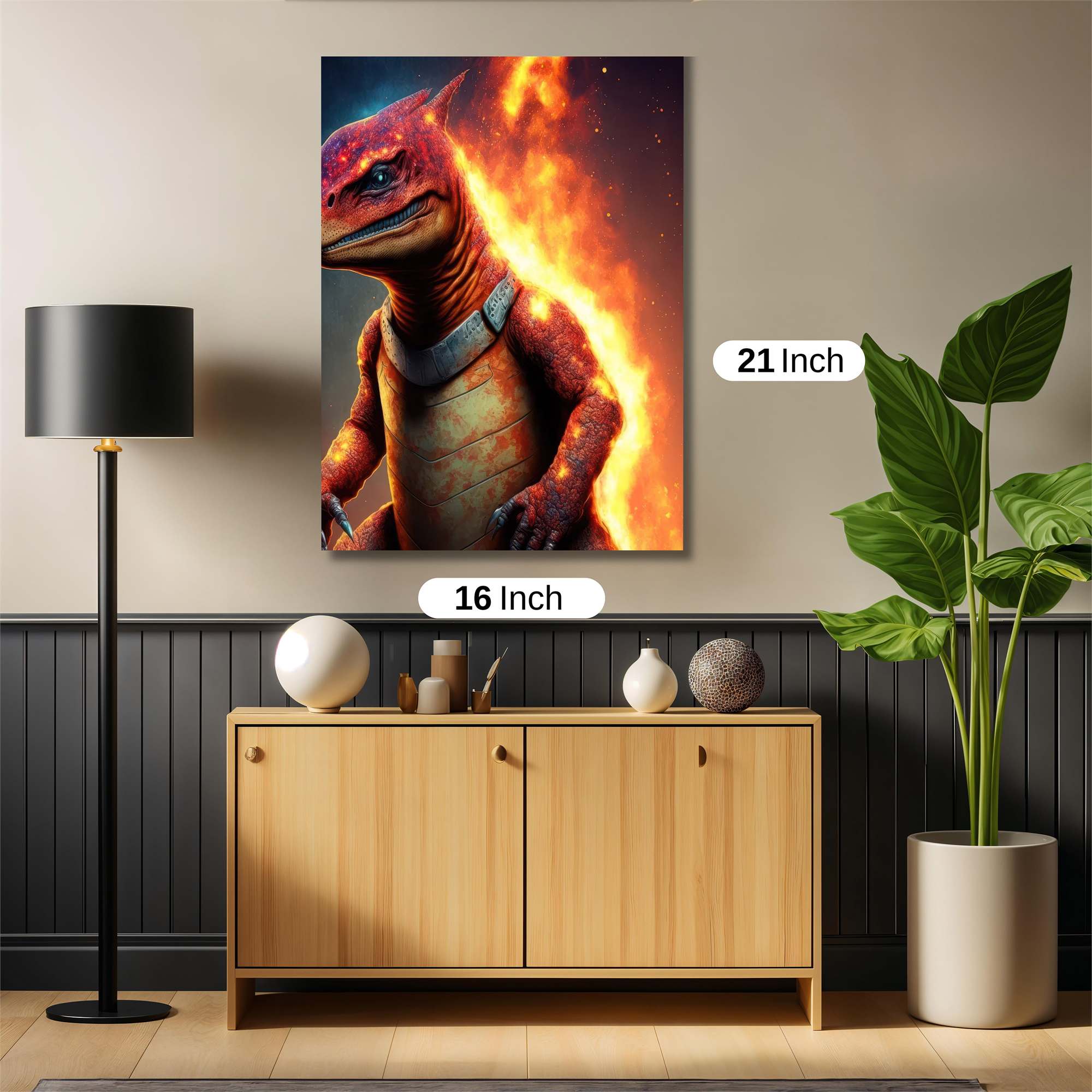 Charizard Blaze Safe Wall Magnetic / M
