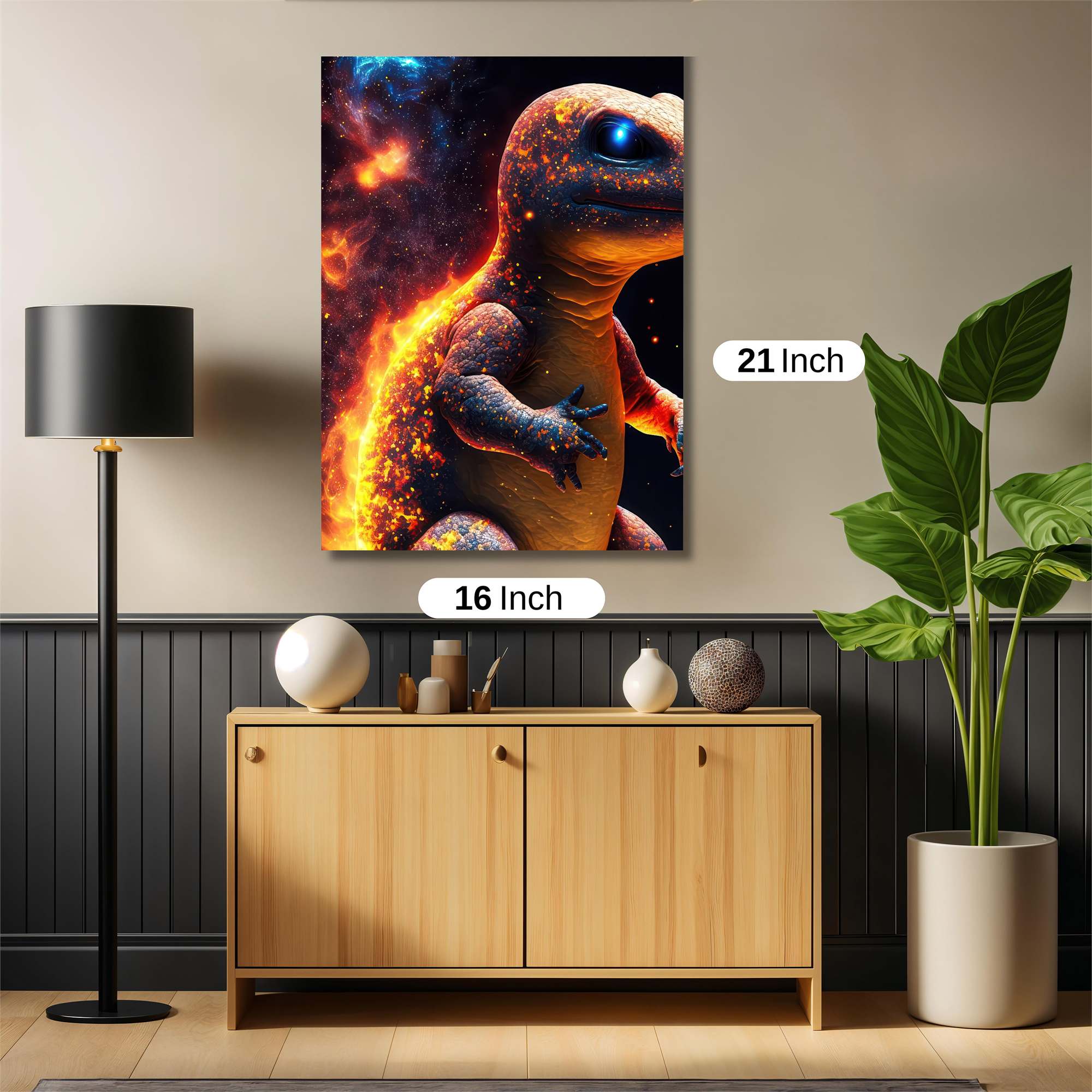 Charizard Cosmic Safe Wall Magnetic / M