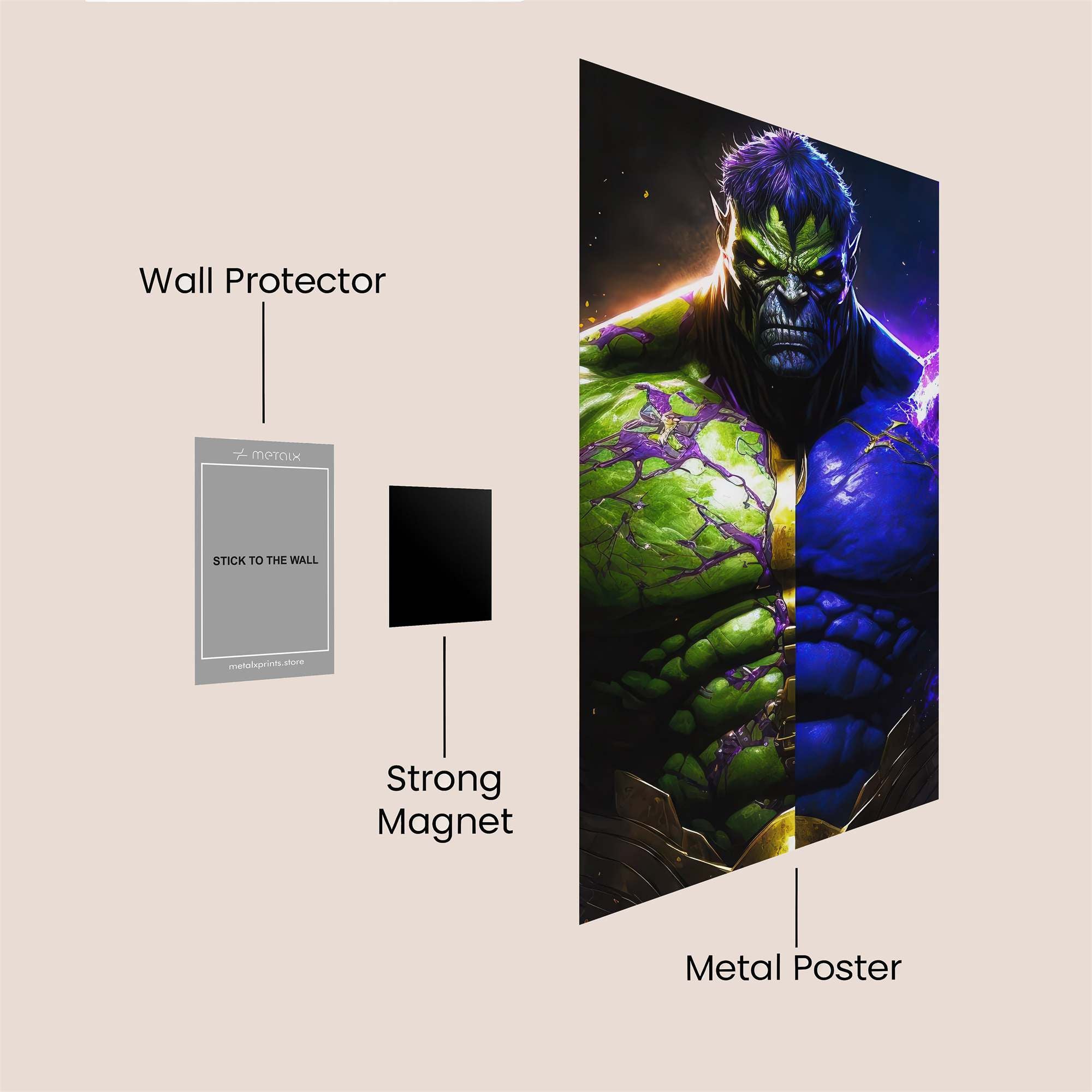 Hulk Cosmic Safe Wall Magnetic / M