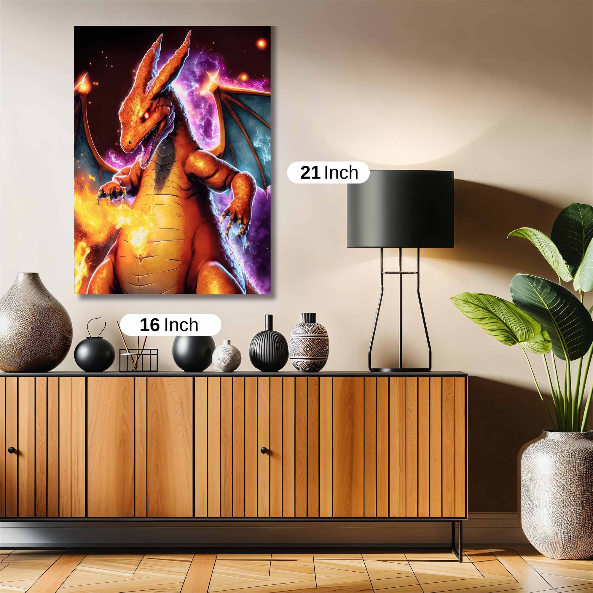 Charizard Cosmic Safe Wall Magnetic / M