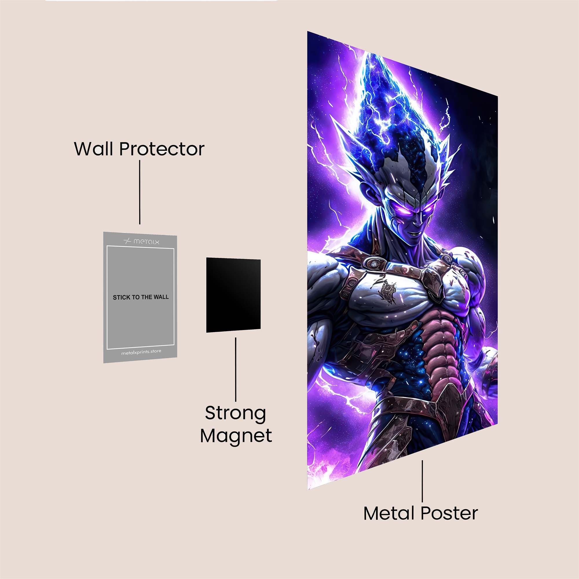 Frieza Frenzy Safe Wall Magnetic / M