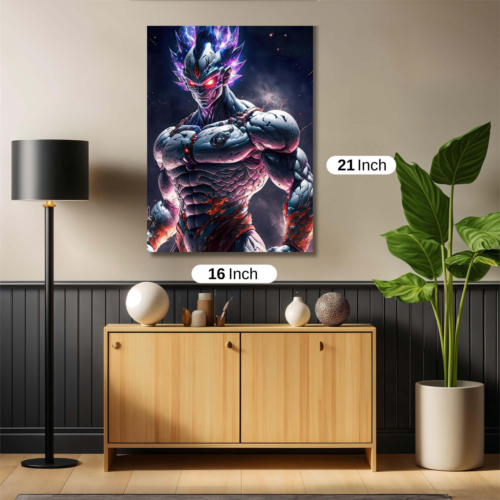 Vegeta Vengeful Safe Wall Magnetic / M