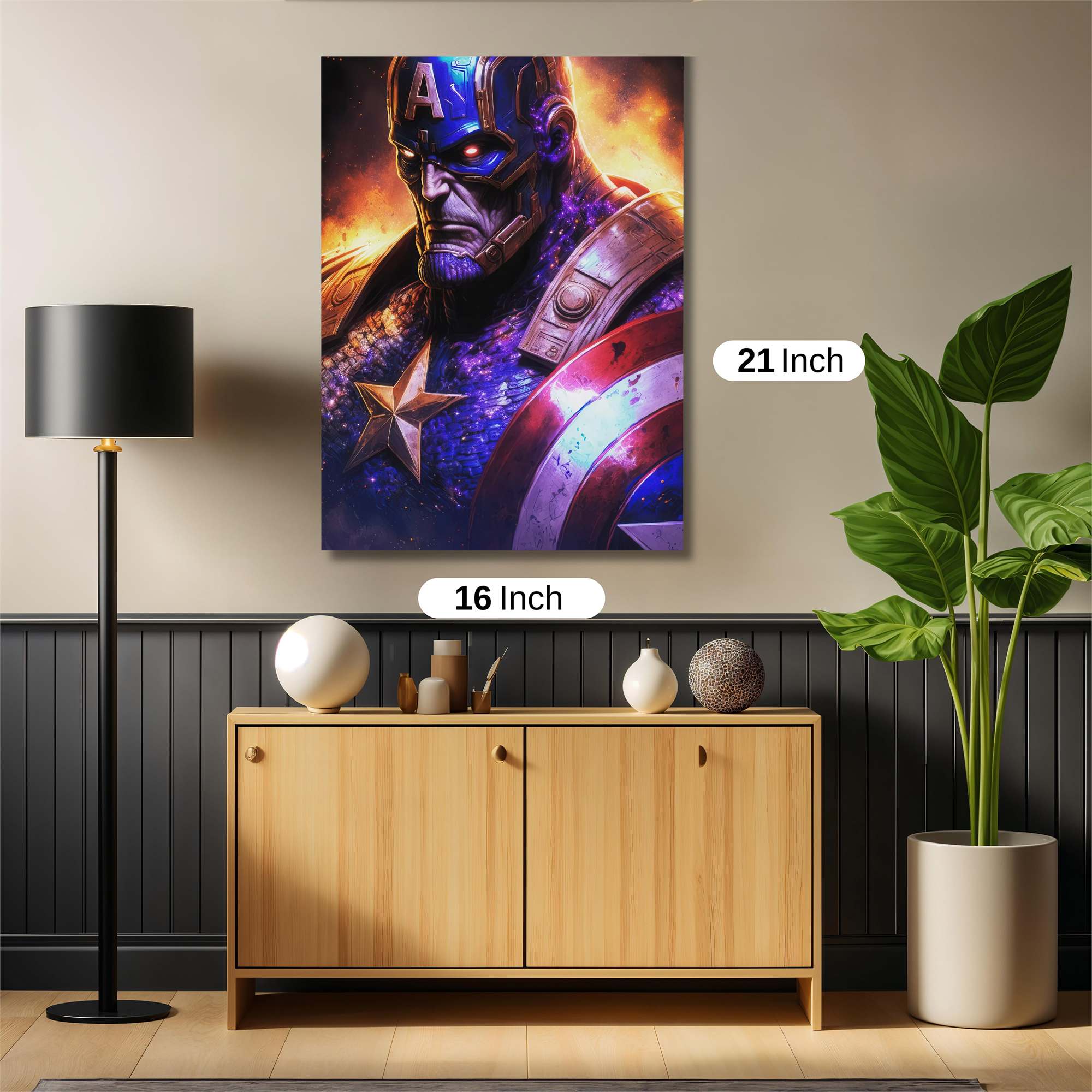 Captain Cosmic Safe Wall Magnetic / M