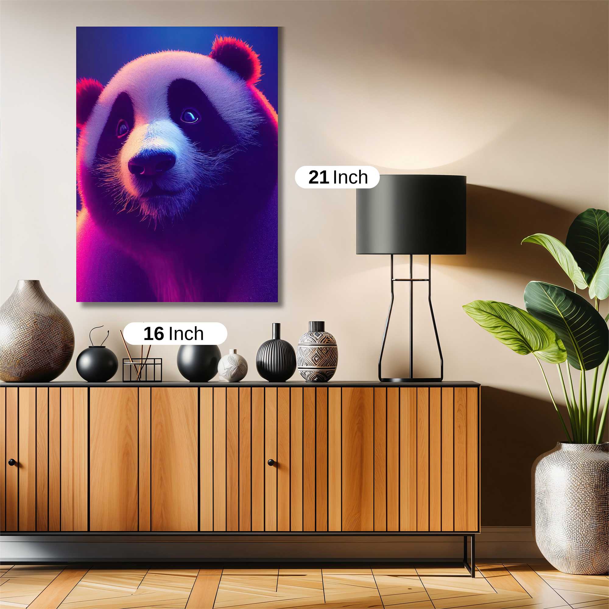 Panda Glow Safe Wall Magnetic / M