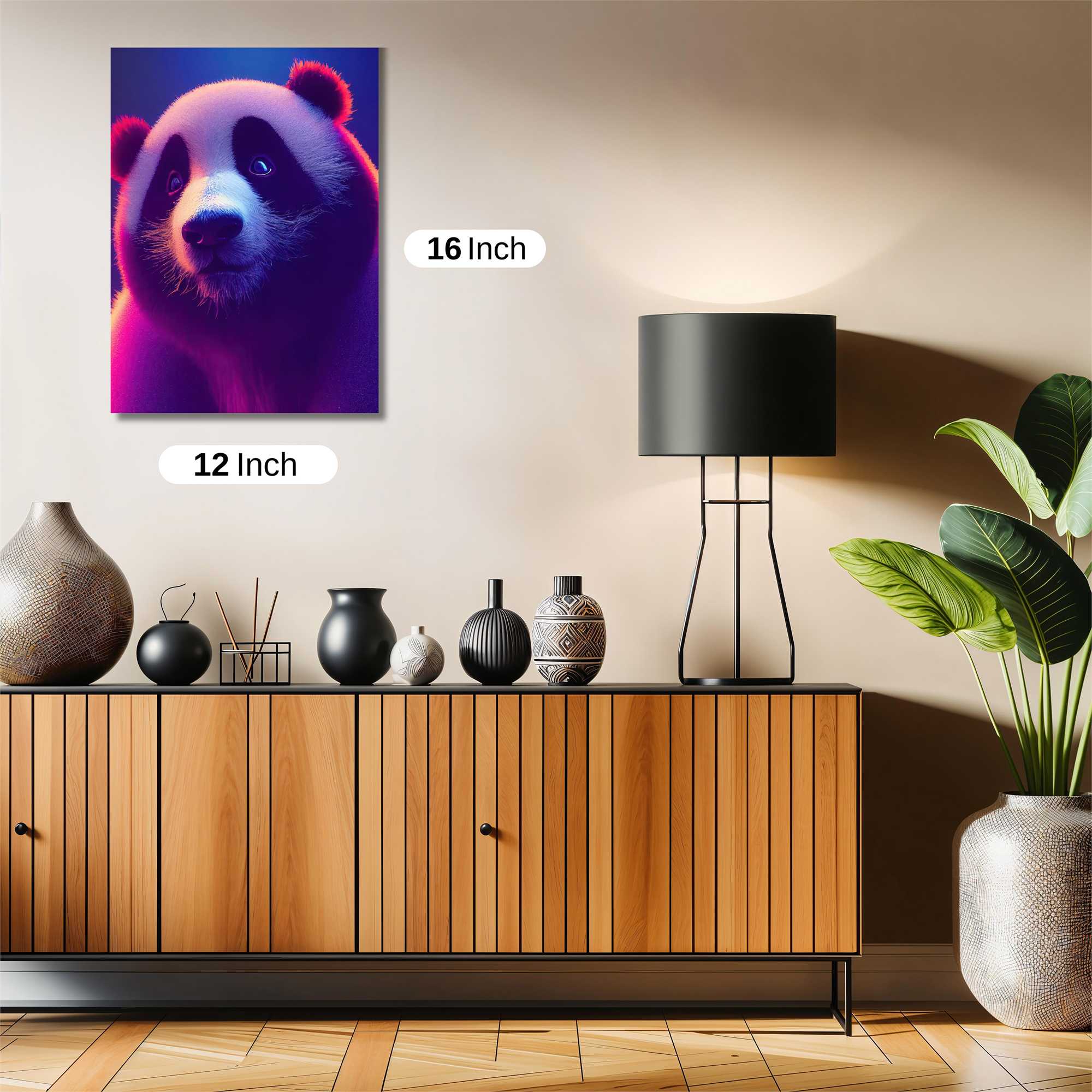 Panda Glow Safe Wall Magnetic / M