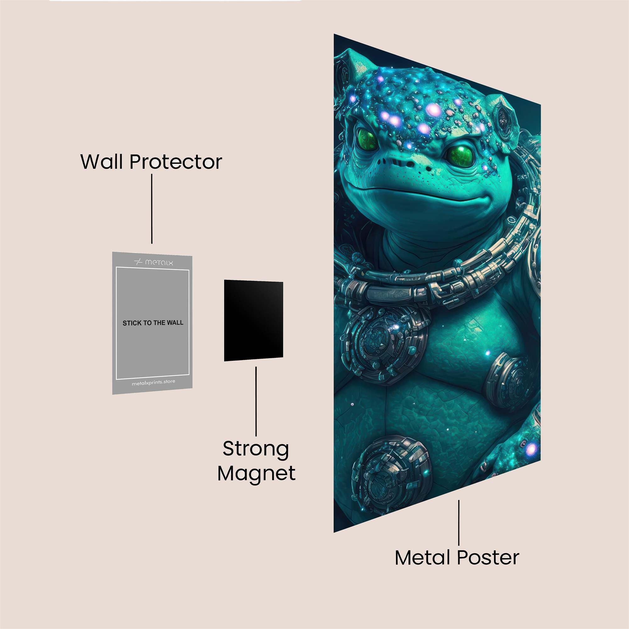 Frog Cosmic Safe Wall Magnetic / M