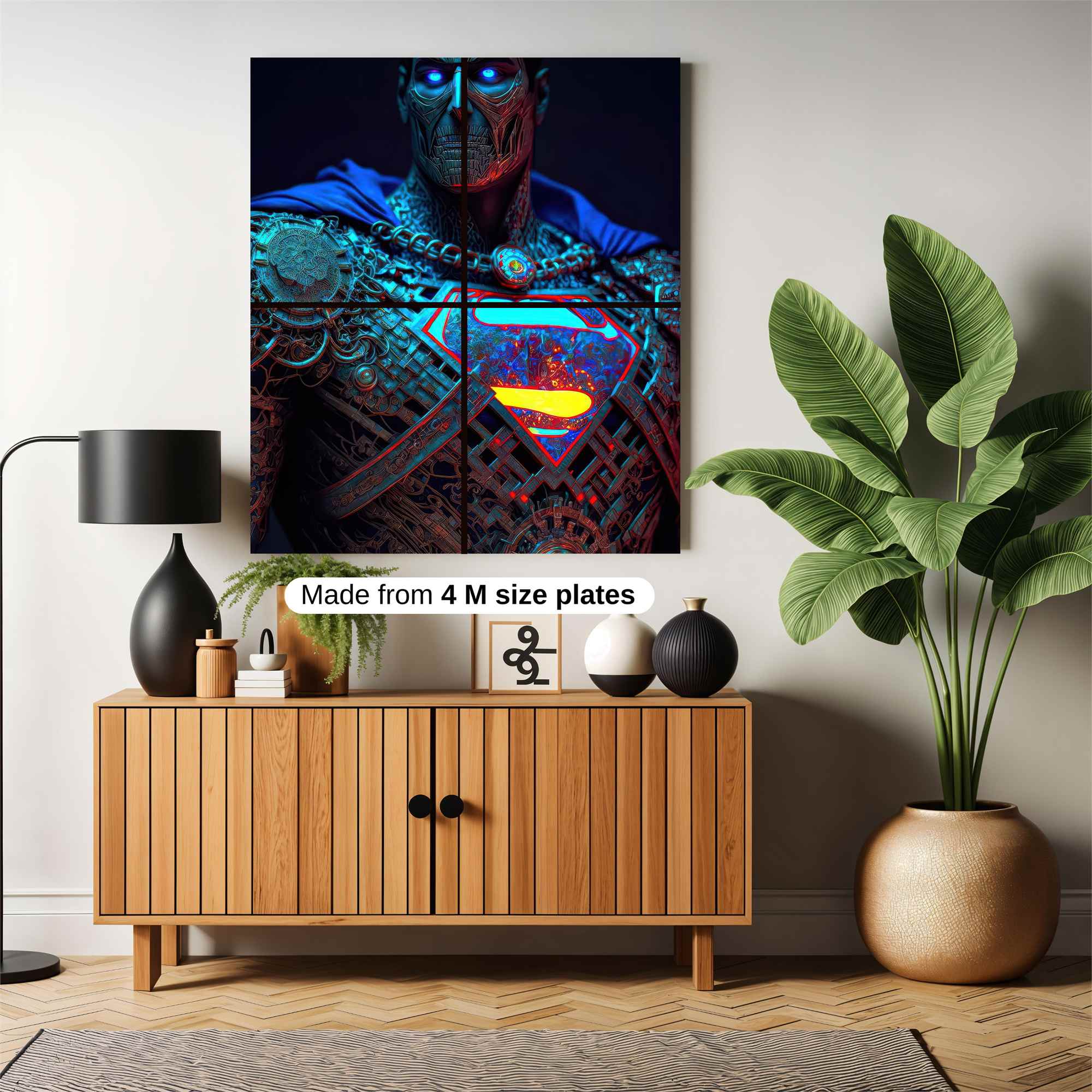 Zombie Superman Safe Wall Magnetic / M