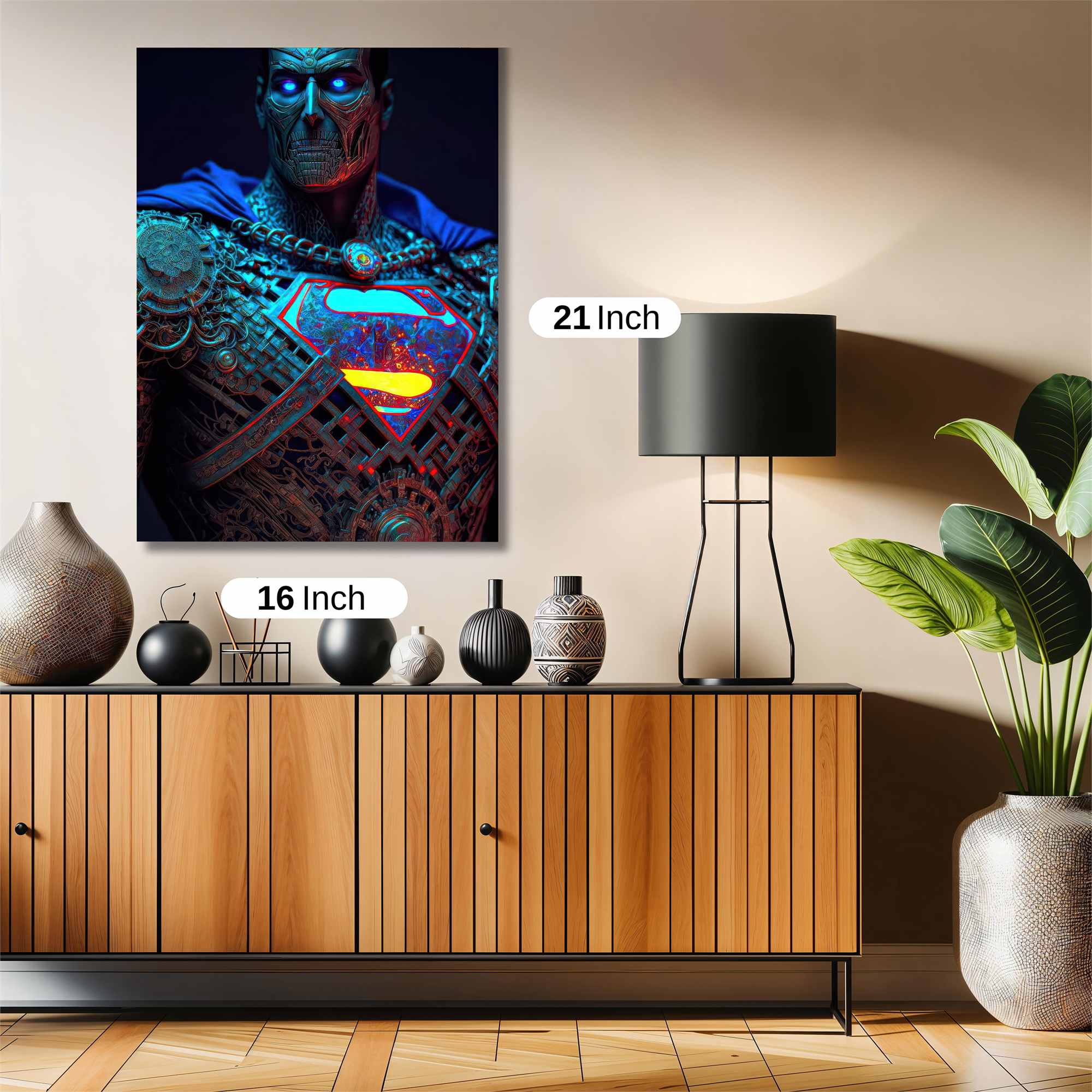 Zombie Superman Safe Wall Magnetic / M