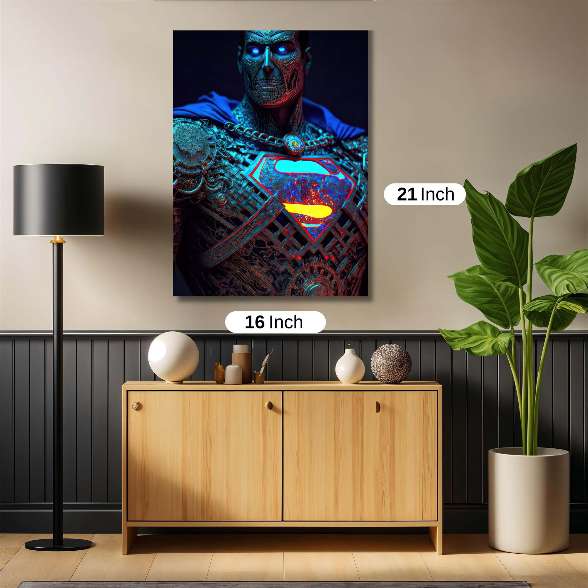 Zombie Superman Safe Wall Magnetic / M