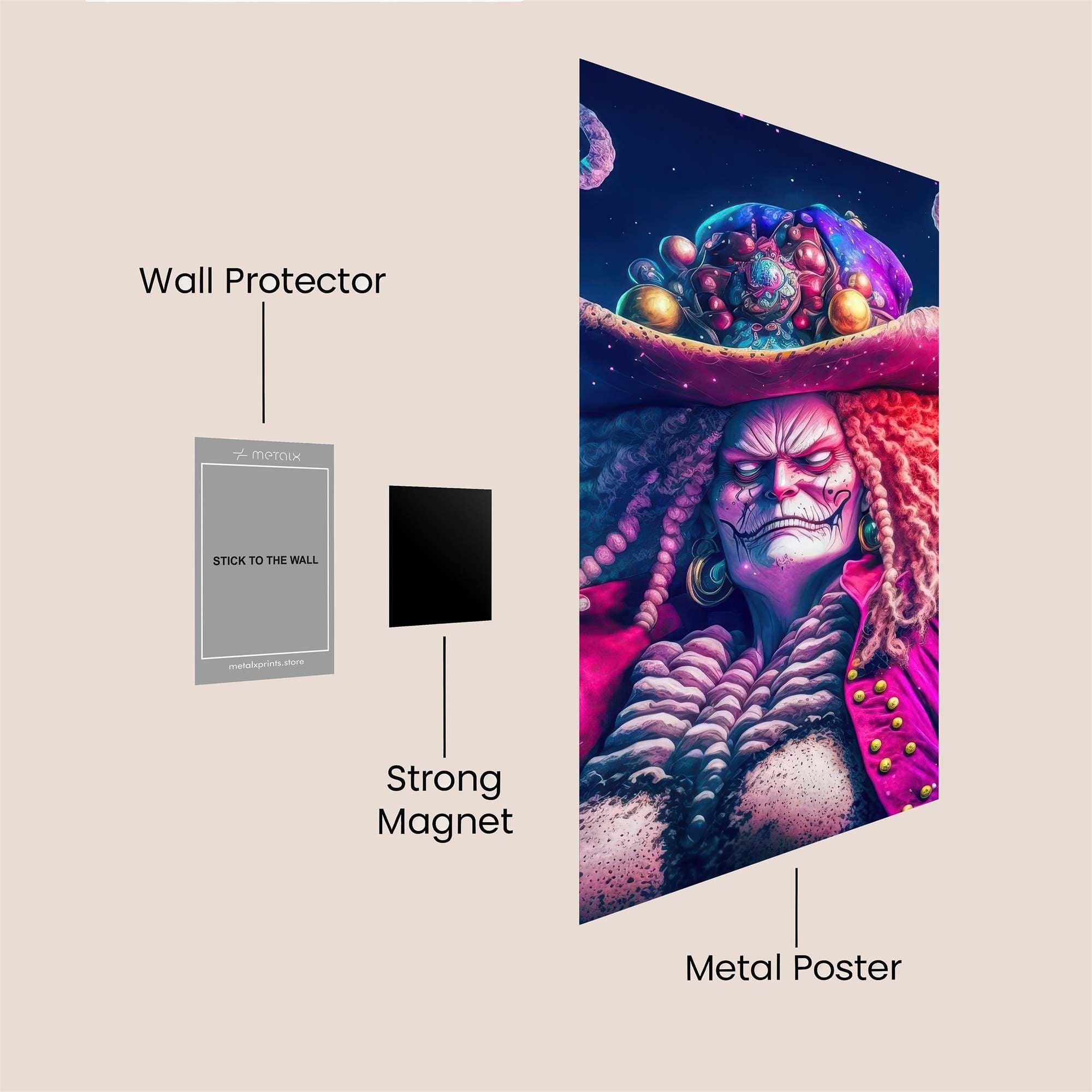 Charlotte Enigma Safe Wall Magnetic / M