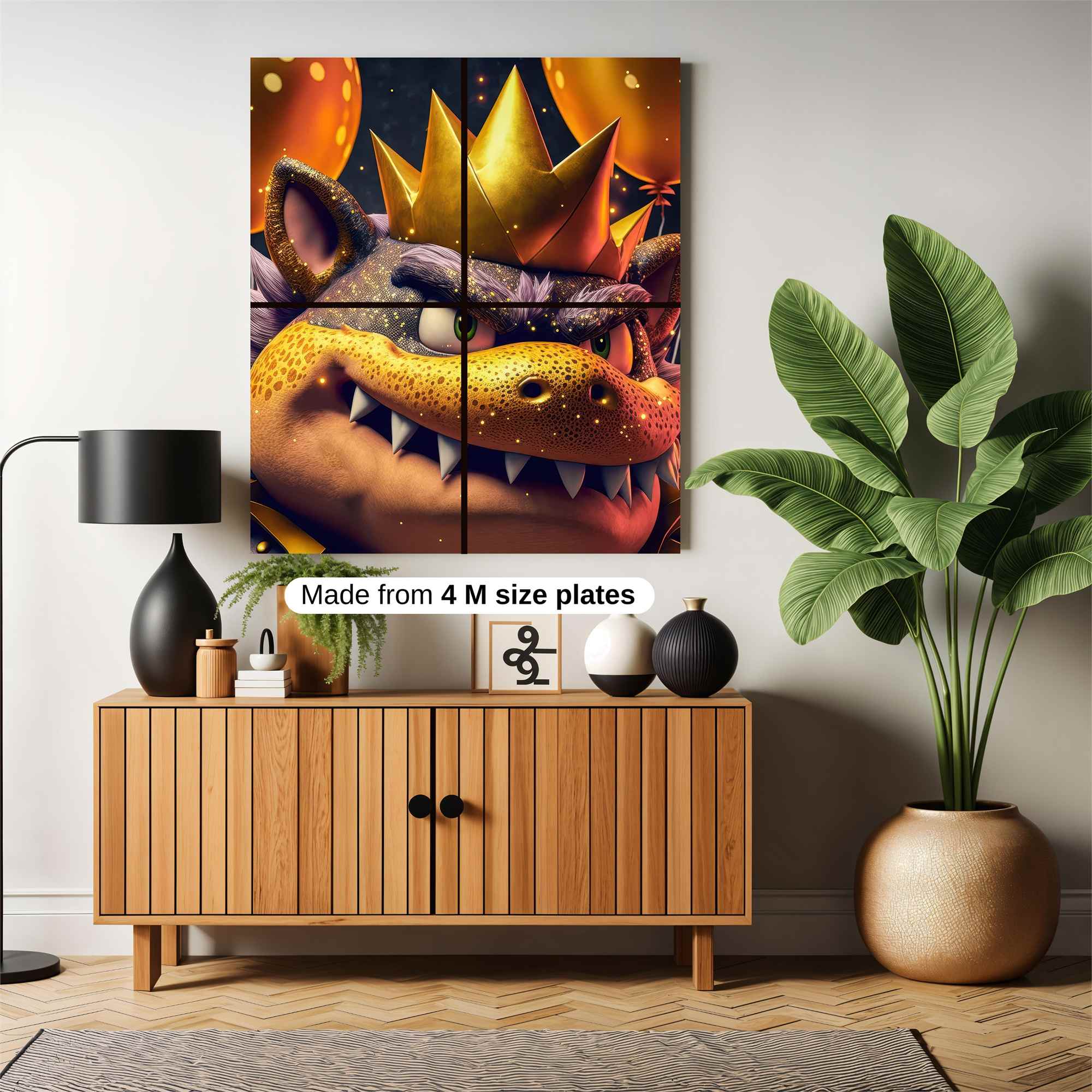 Bowser Bash Safe Wall Magnetic / M