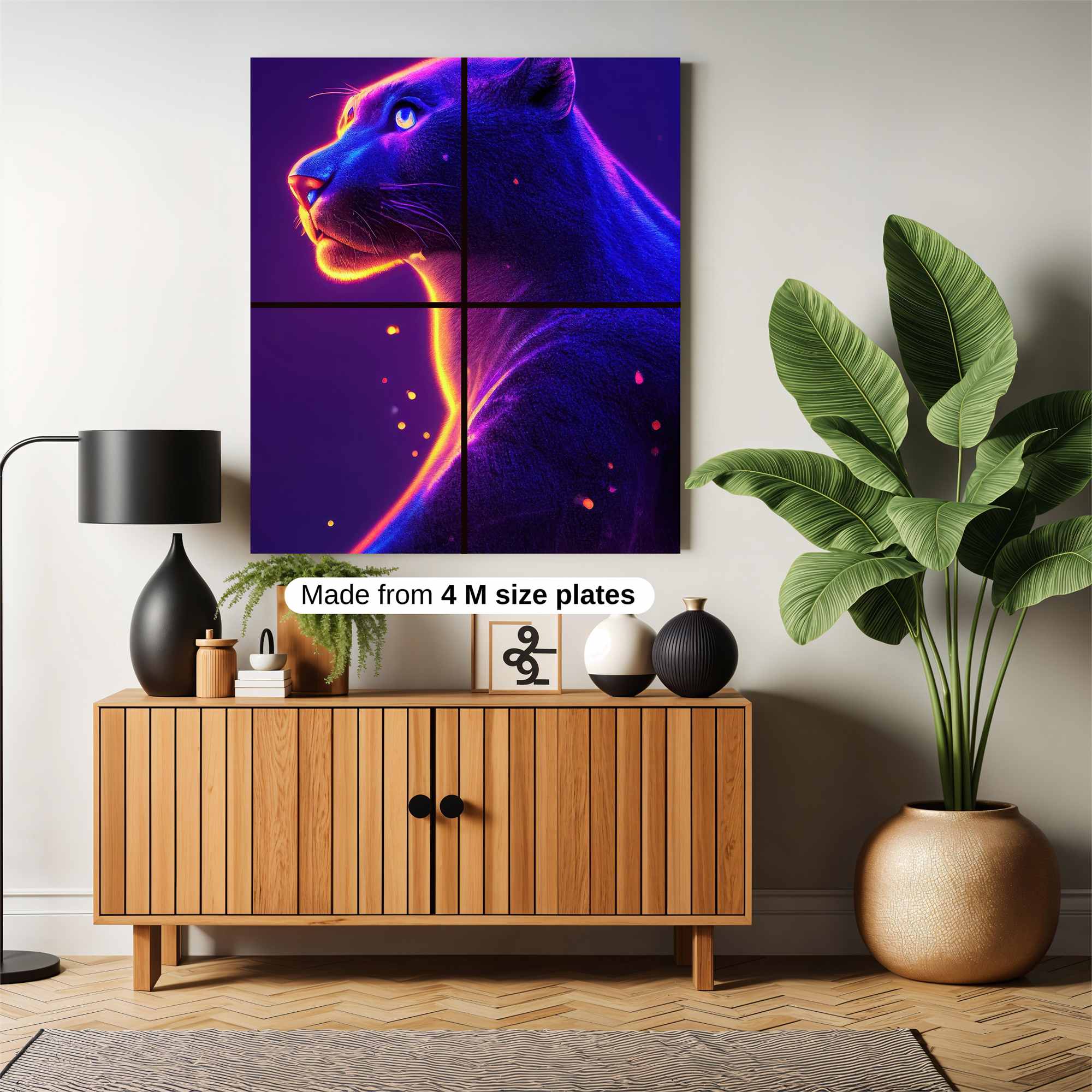 Panther Glow Safe Wall Magnetic / M