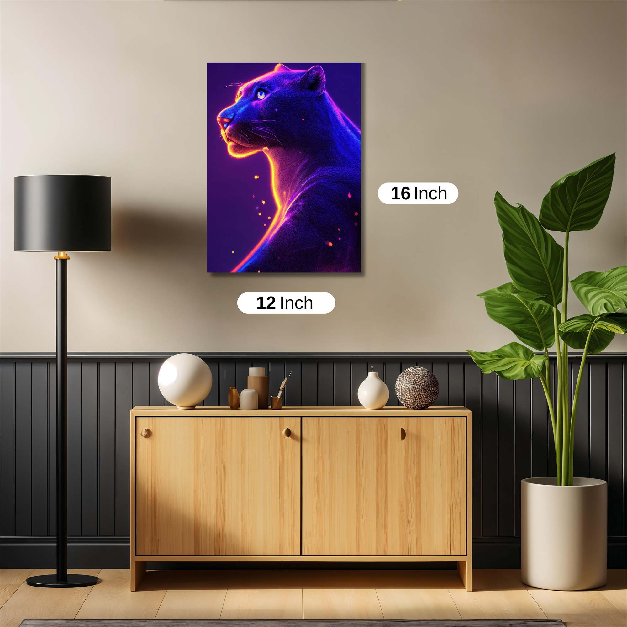 Panther Glow Safe Wall Magnetic / M