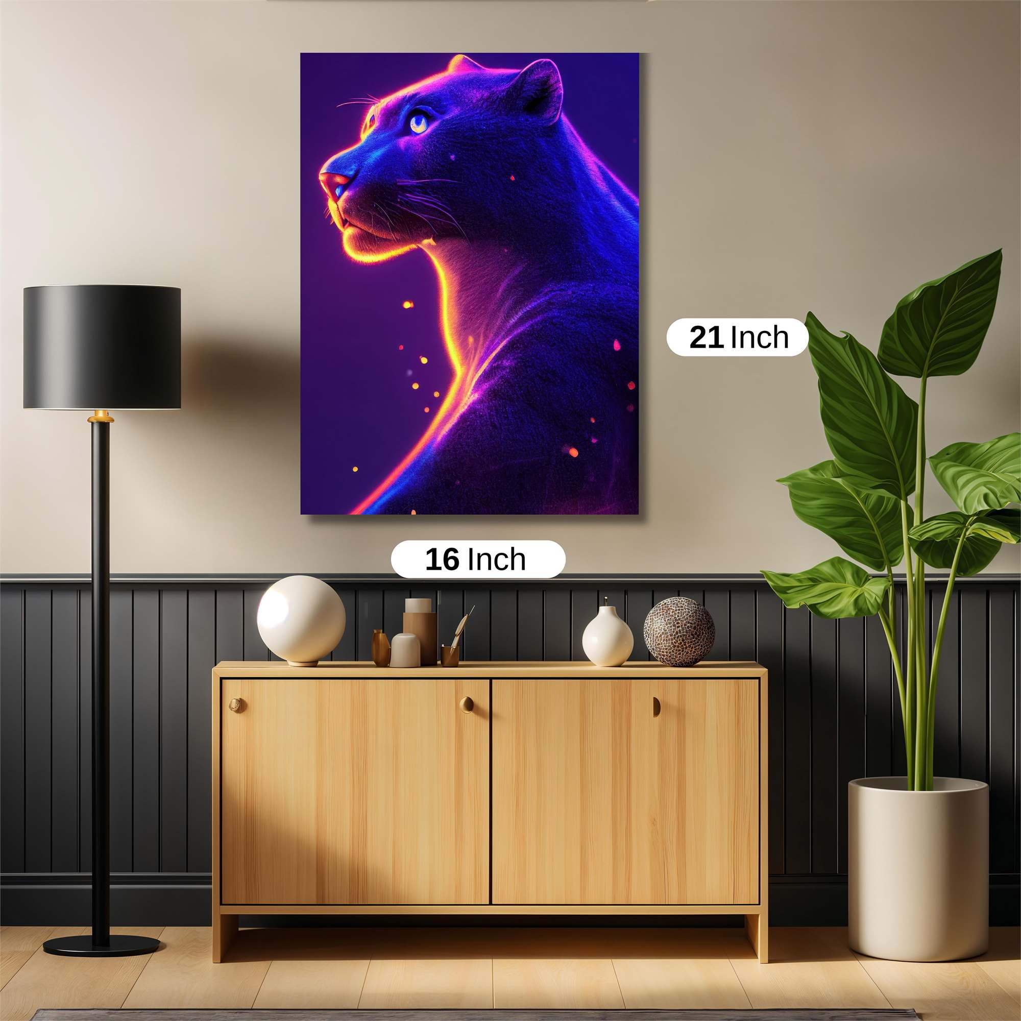 Panther Glow Safe Wall Magnetic / M