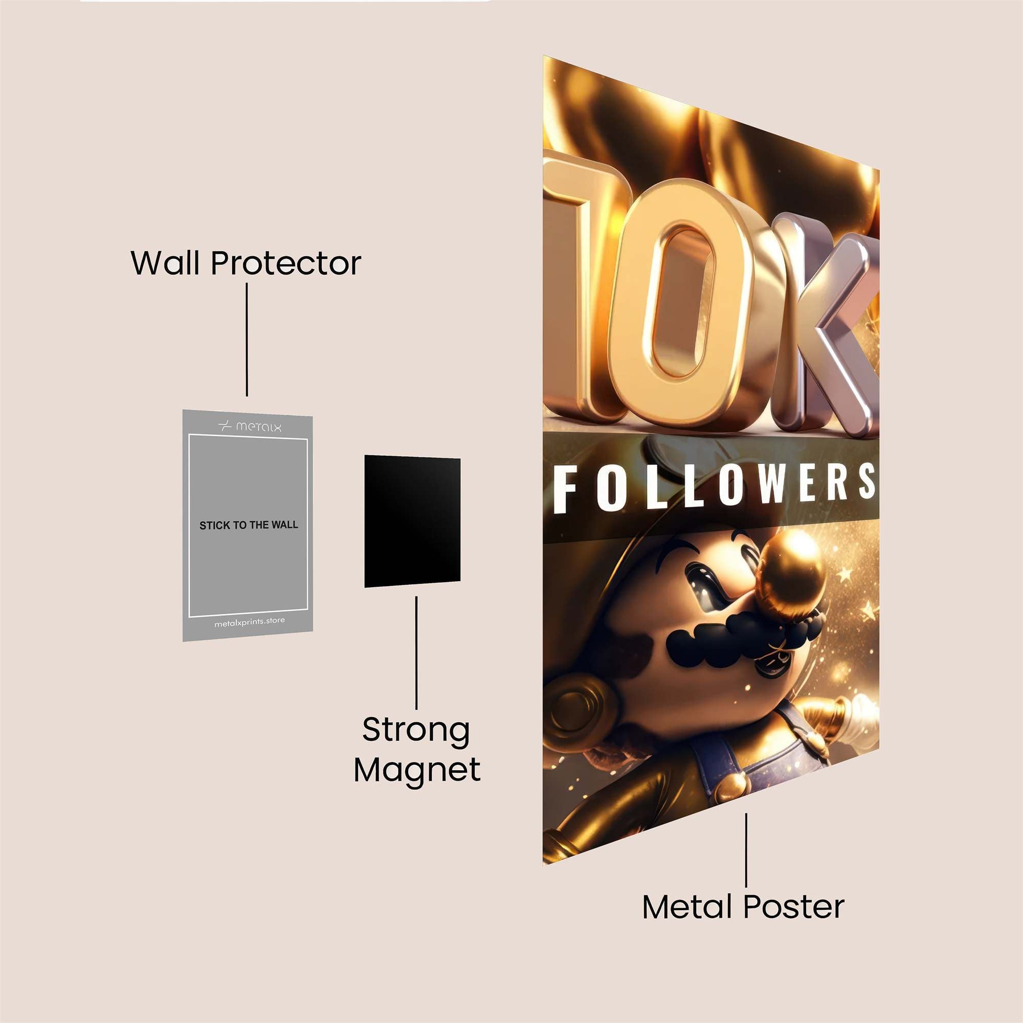 Venom Bloom Safe Wall Magnetic / M