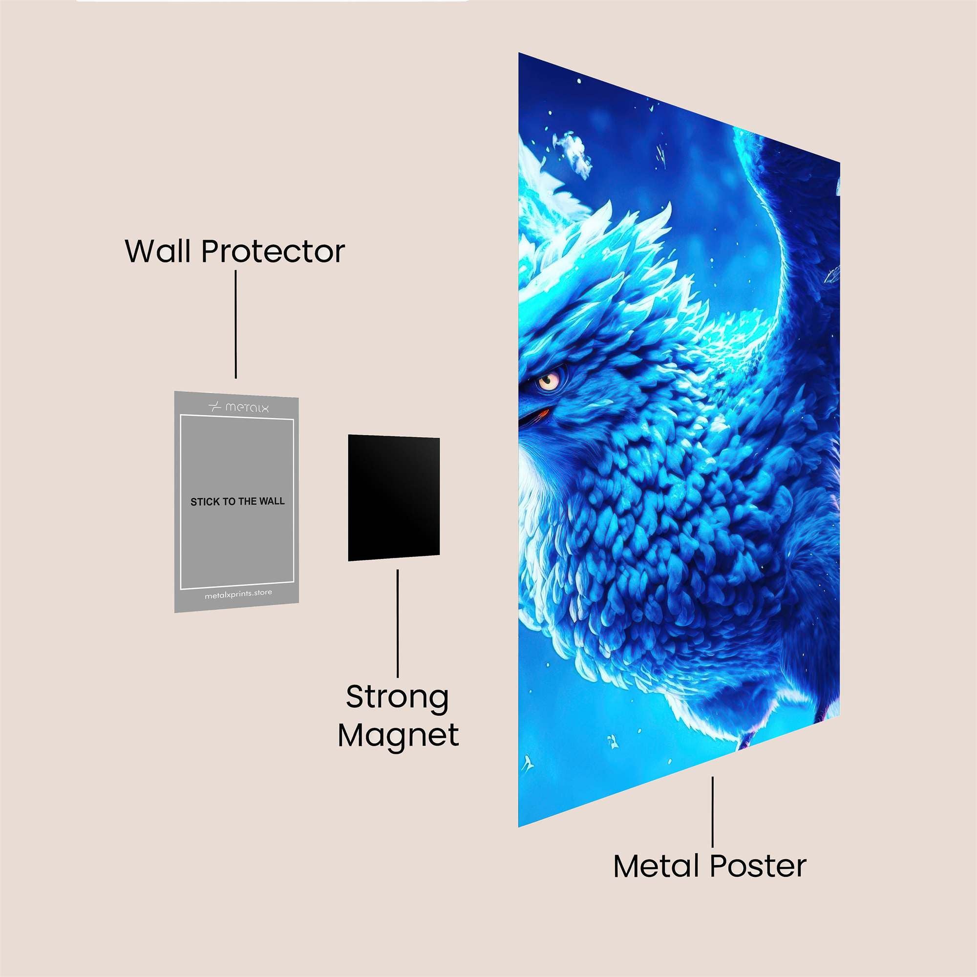 Artic Blaze Safe Wall Magnetic / M
