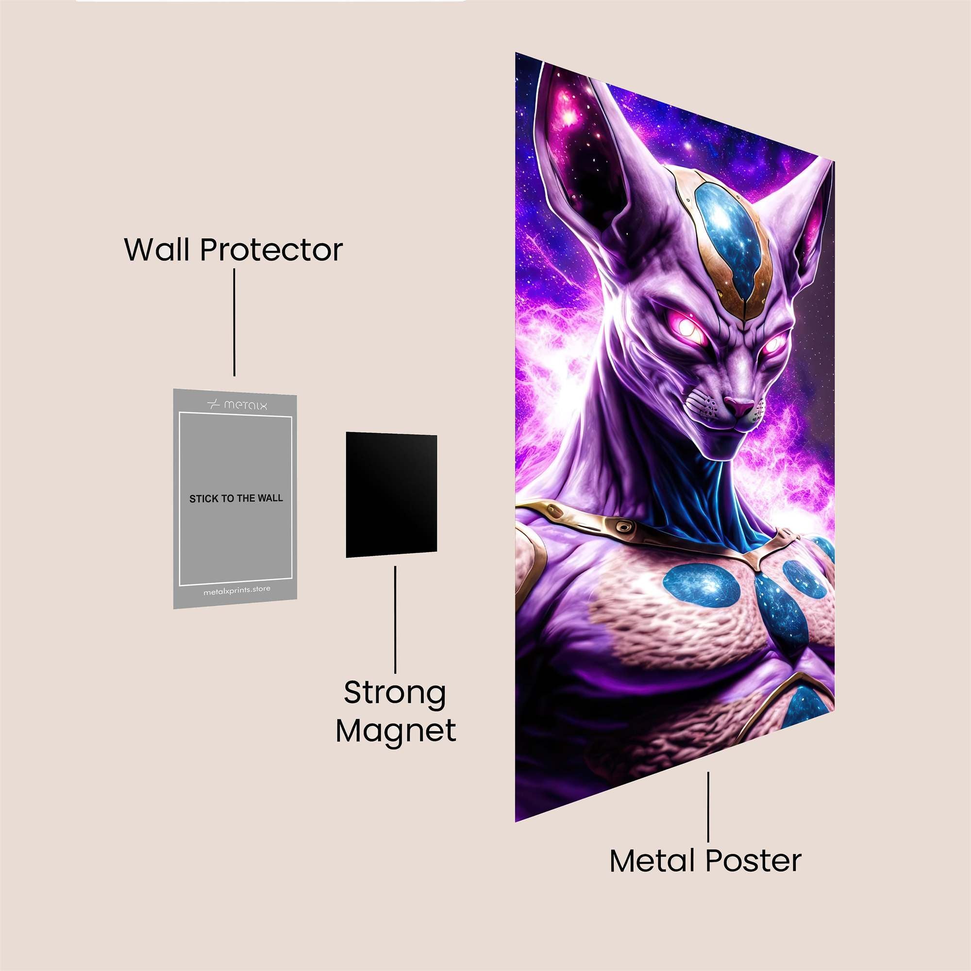 Beerus Cosmic Safe Wall Magnetic / M