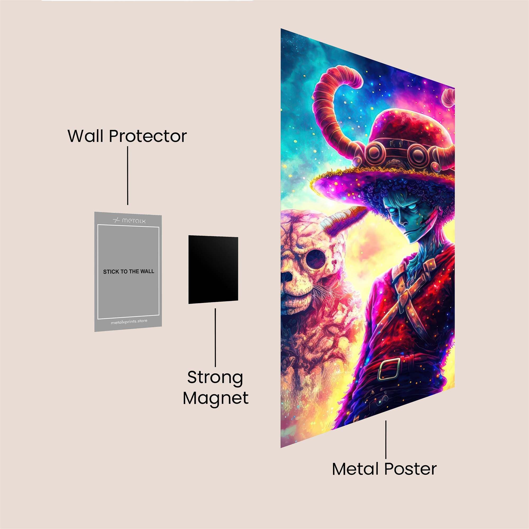 Usopp Cosmic Safe Wall Magnetic / M