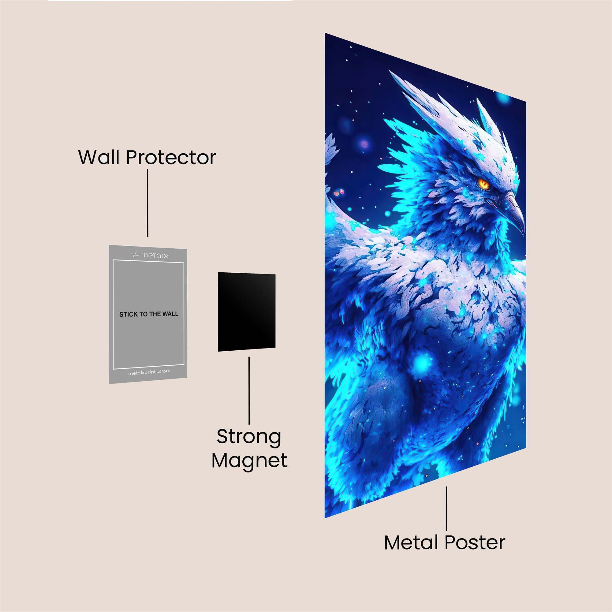 Phoenix Radiant Safe Wall Magnetic / M