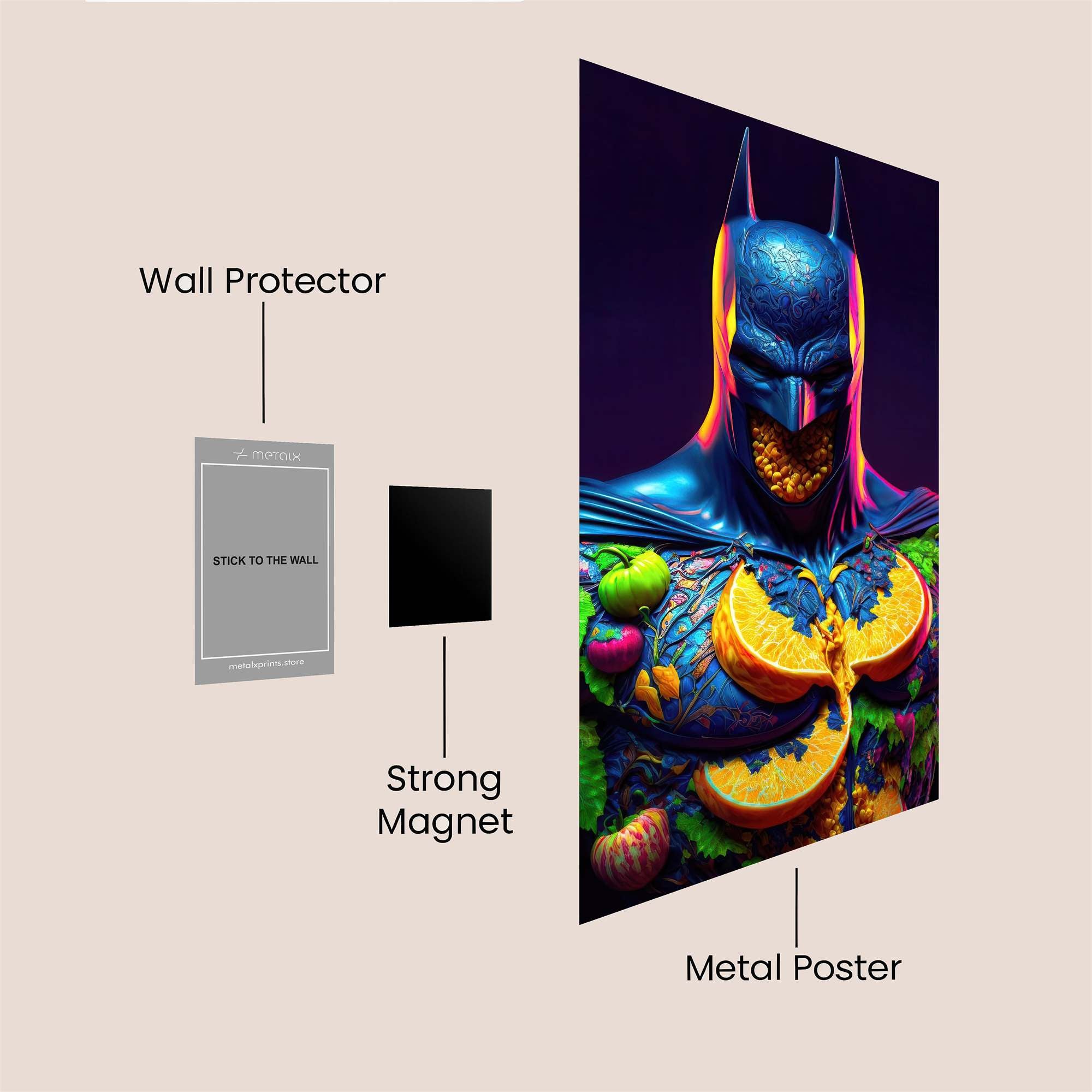 Batman Fruity Safe Wall Magnetic / M