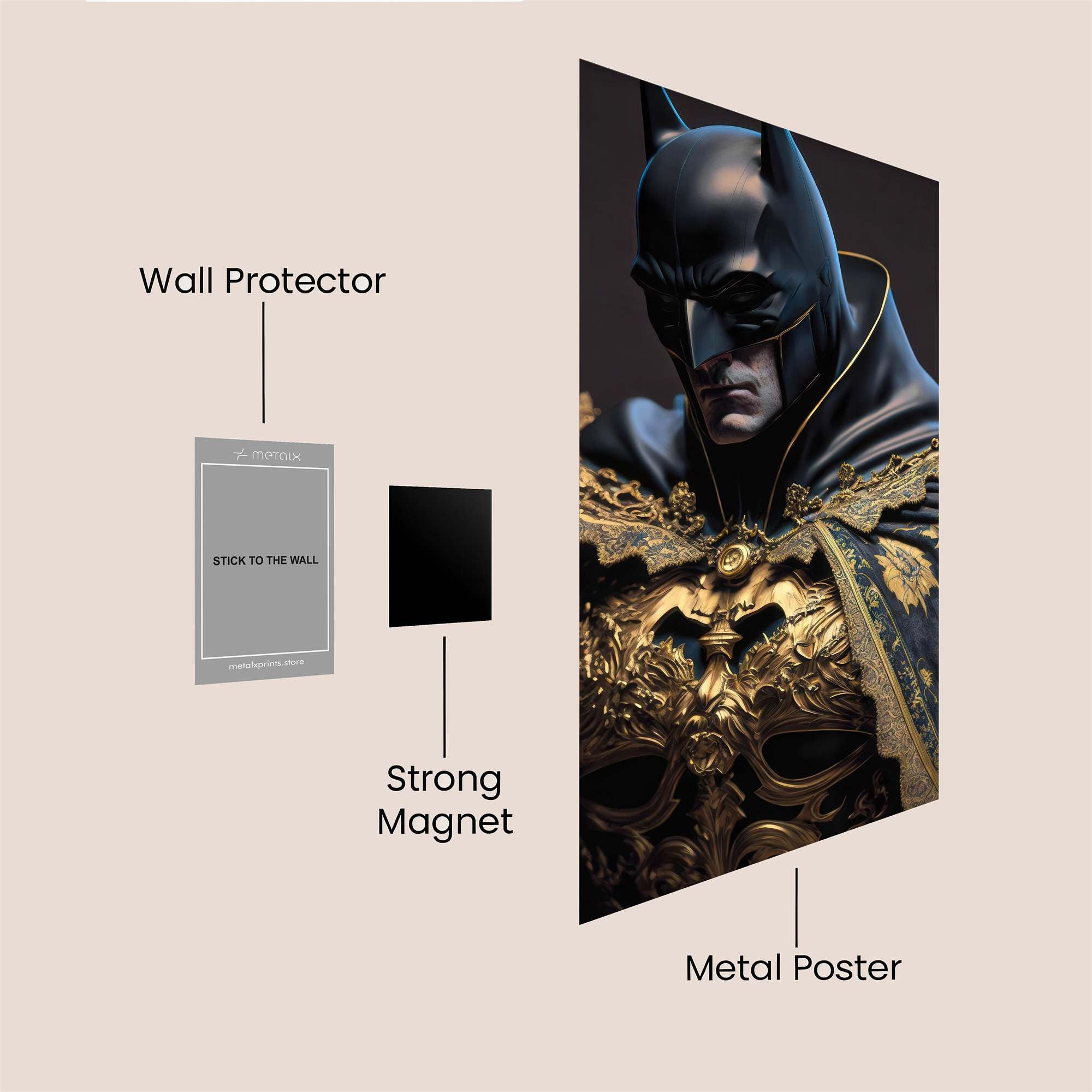 Batman Regal Safe Wall Magnetic / M