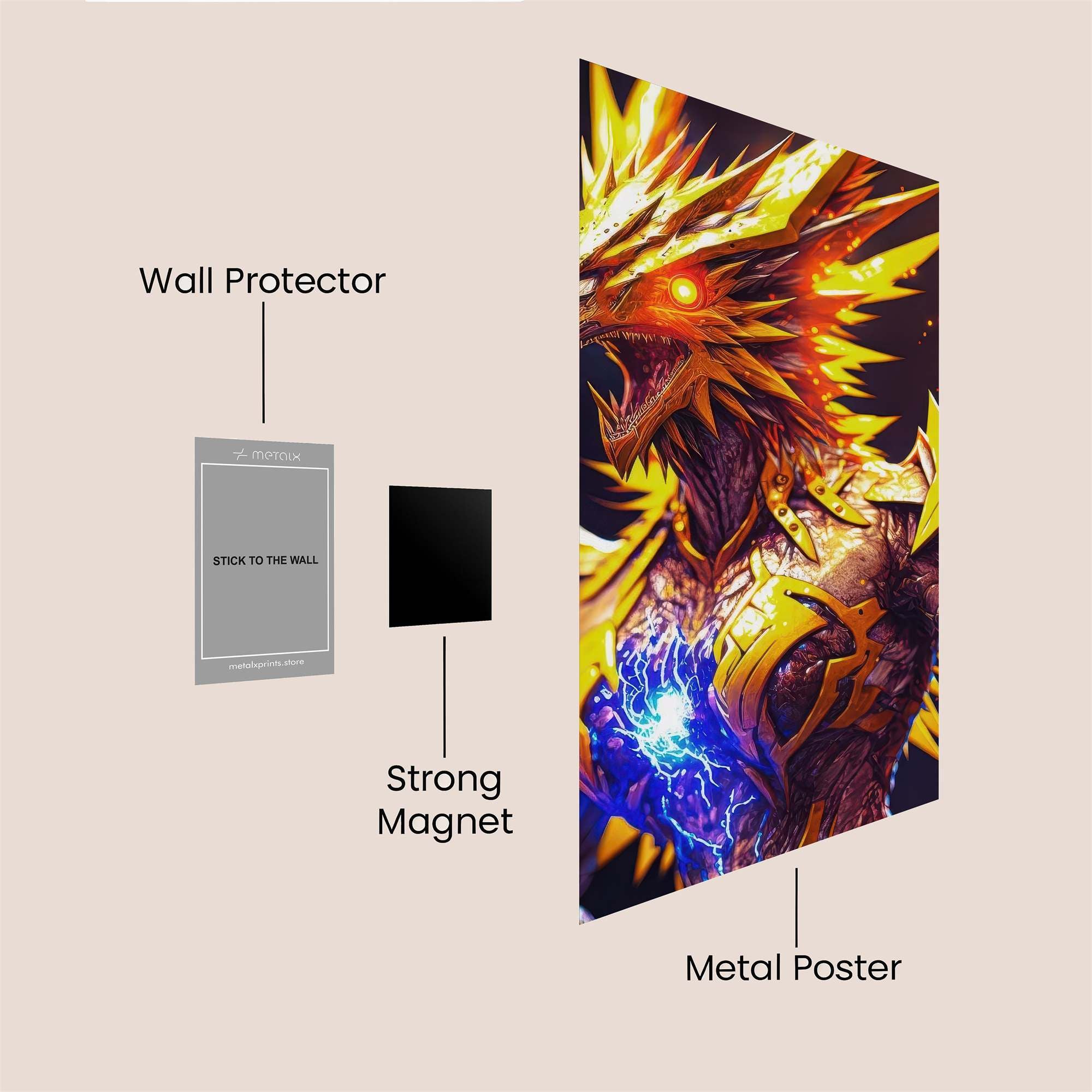 Phoenix Rage Safe Wall Magnetic / M