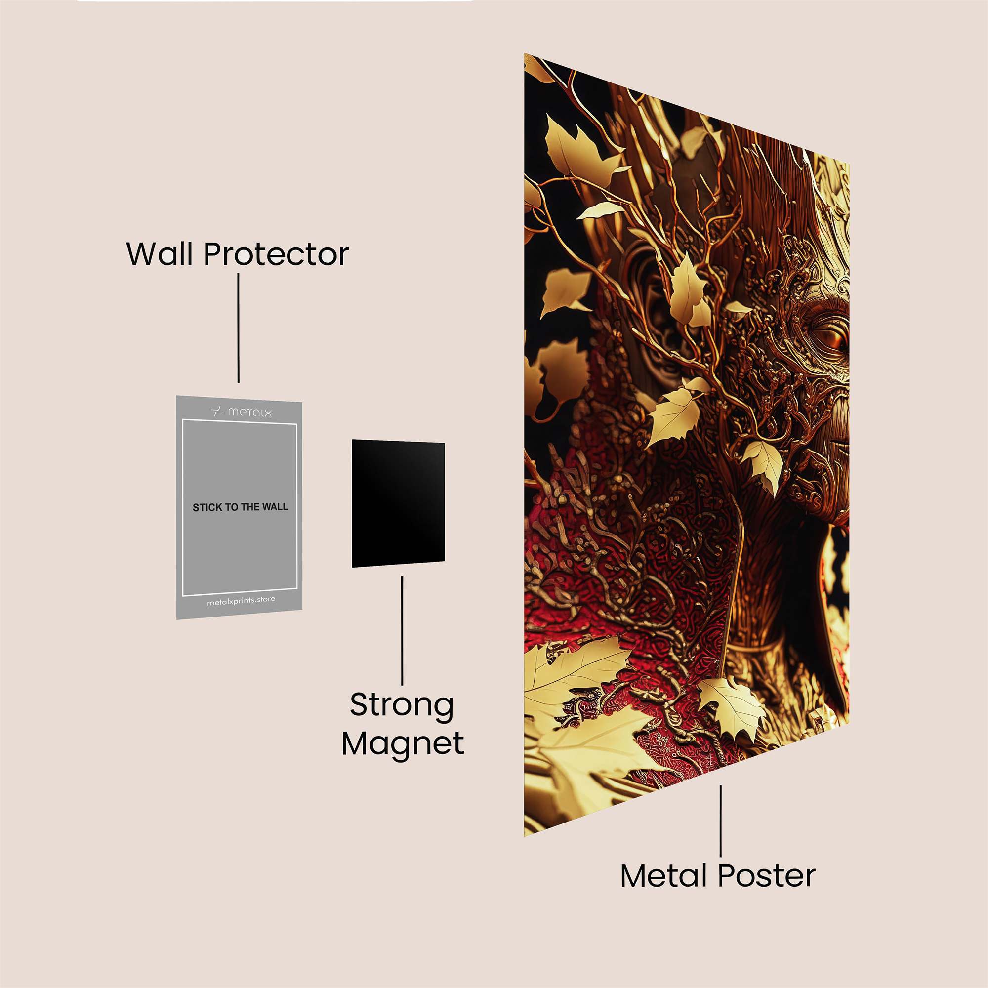 Groot Regal Safe Wall Magnetic / M