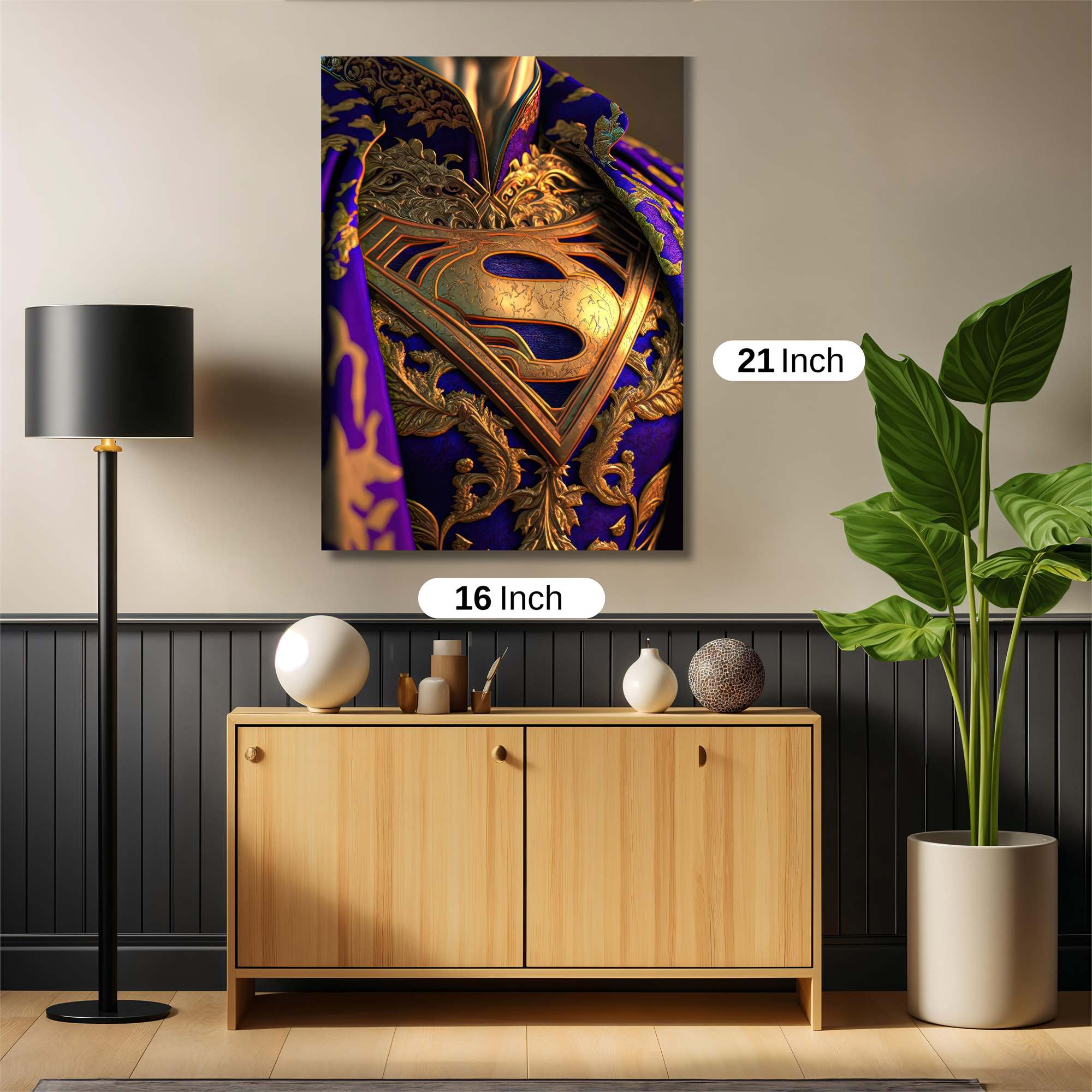 Superman Regal Safe Wall Magnetic / M