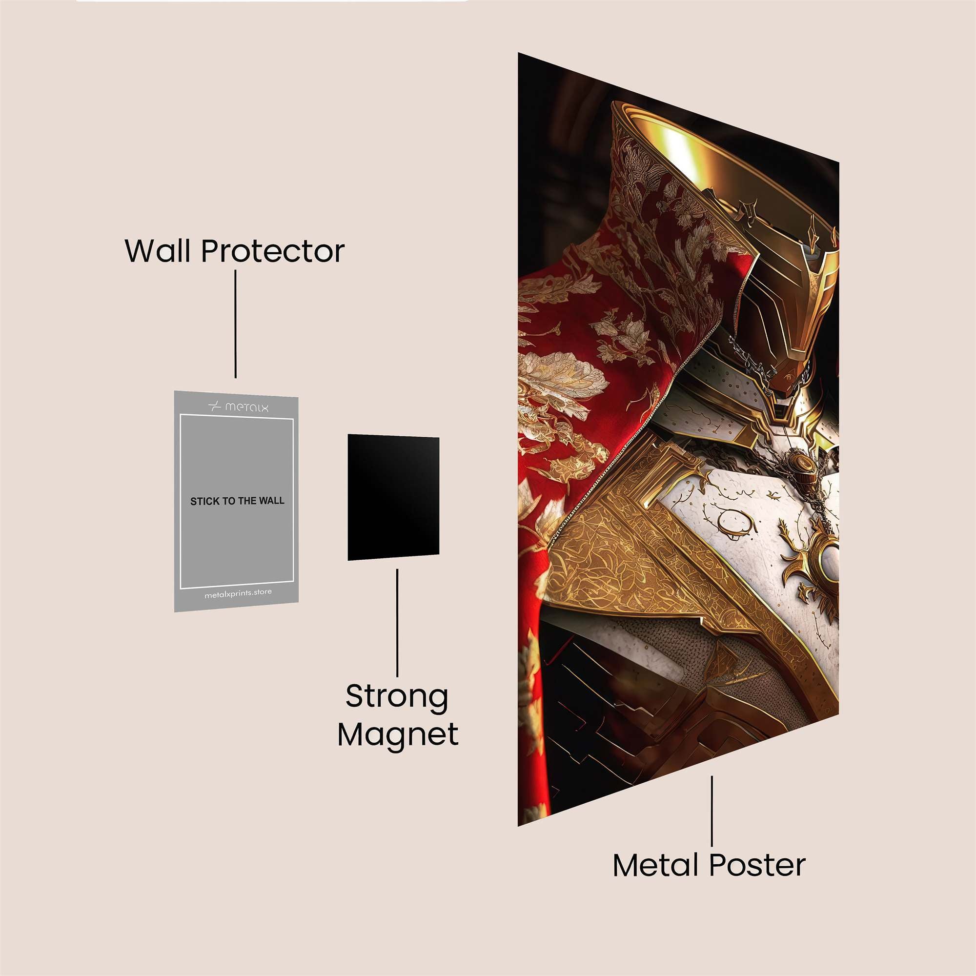 Knight Regal Safe Wall Magnetic / M