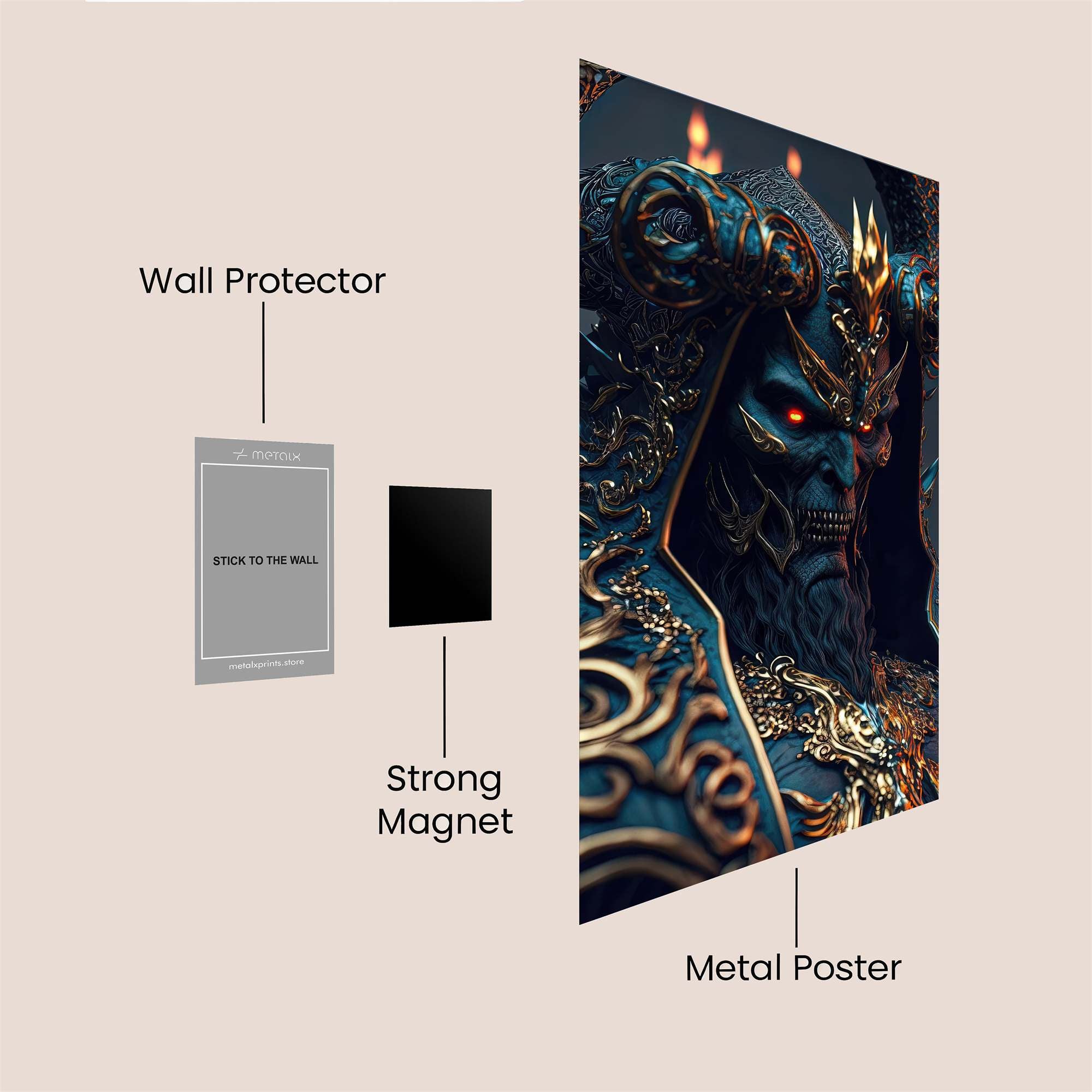 Demon Sovereign Safe Wall Magnetic / M