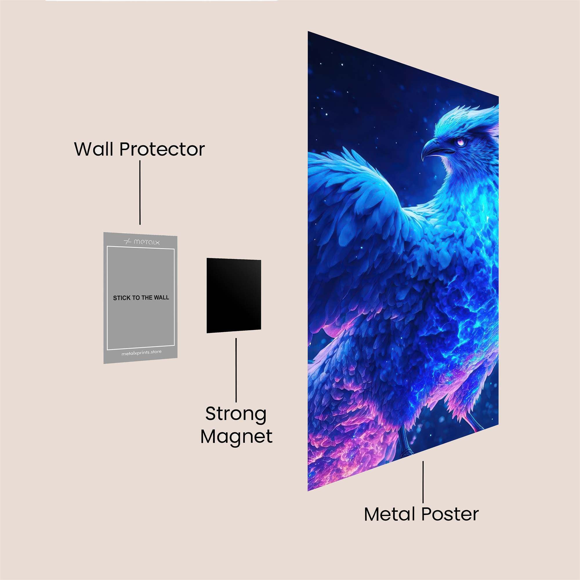 Phoenix Radiant Safe Wall Magnetic / M
