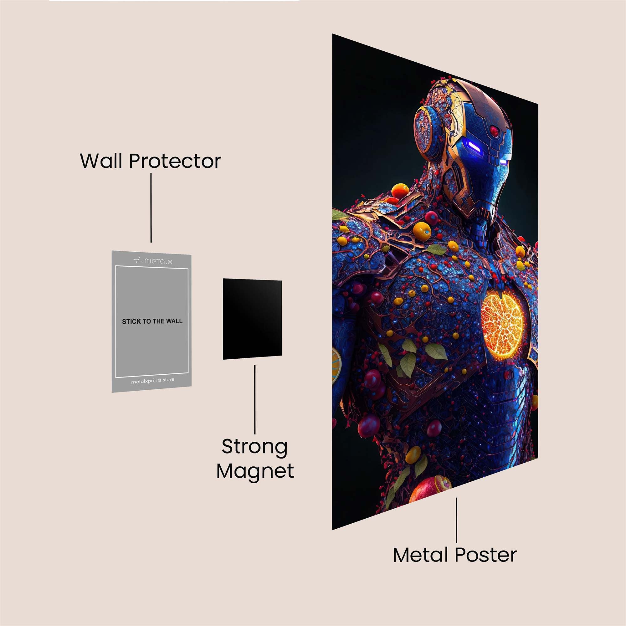 Iron Vitality Safe Wall Magnetic / M