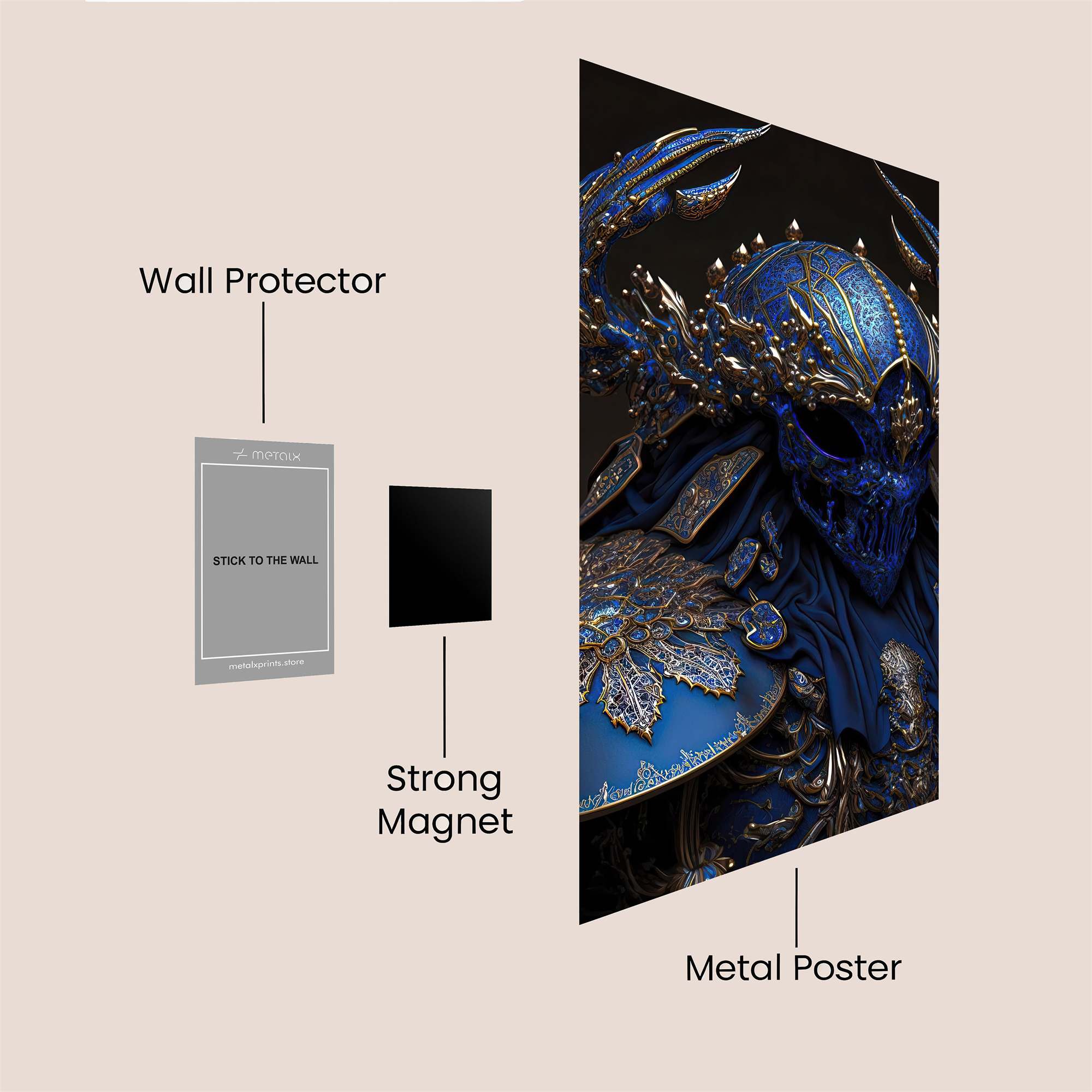 Demon Sovereign Safe Wall Magnetic / M