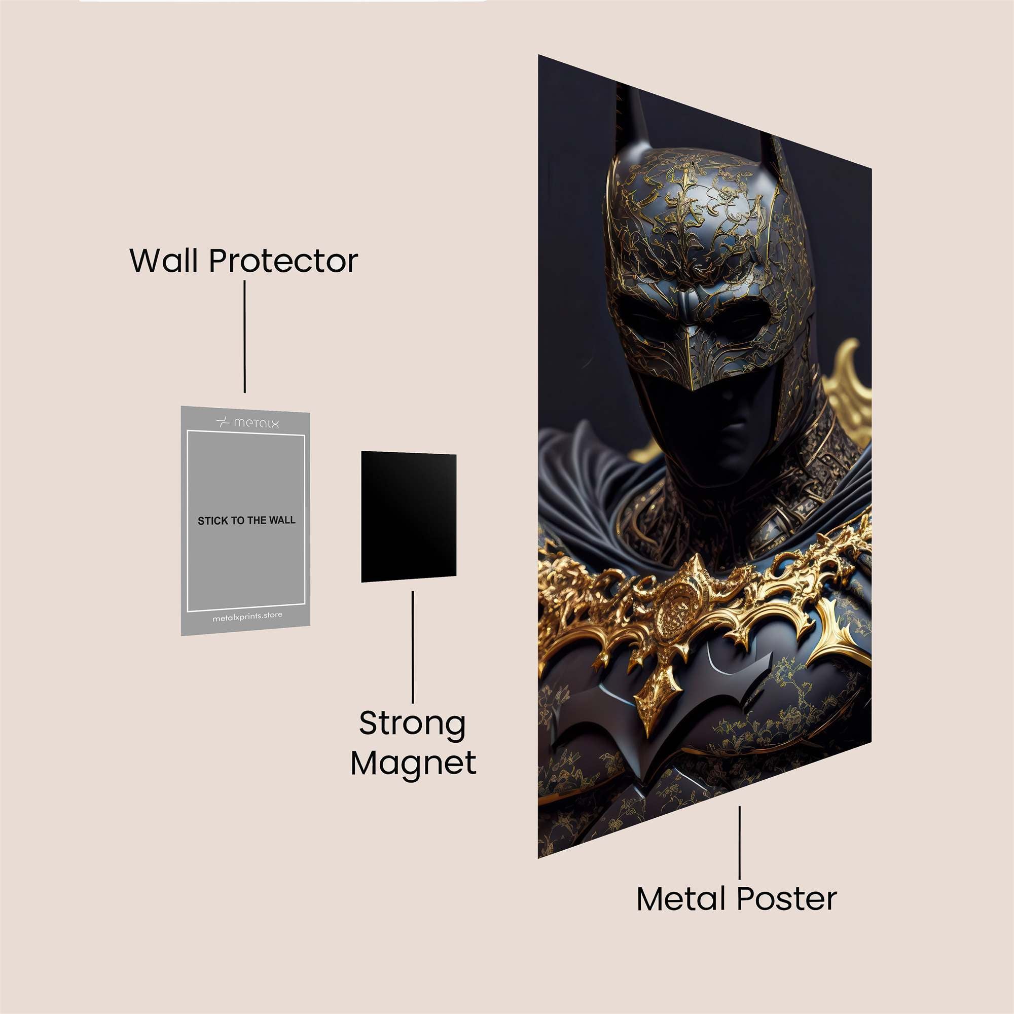Batman Regal Safe Wall Magnetic / M