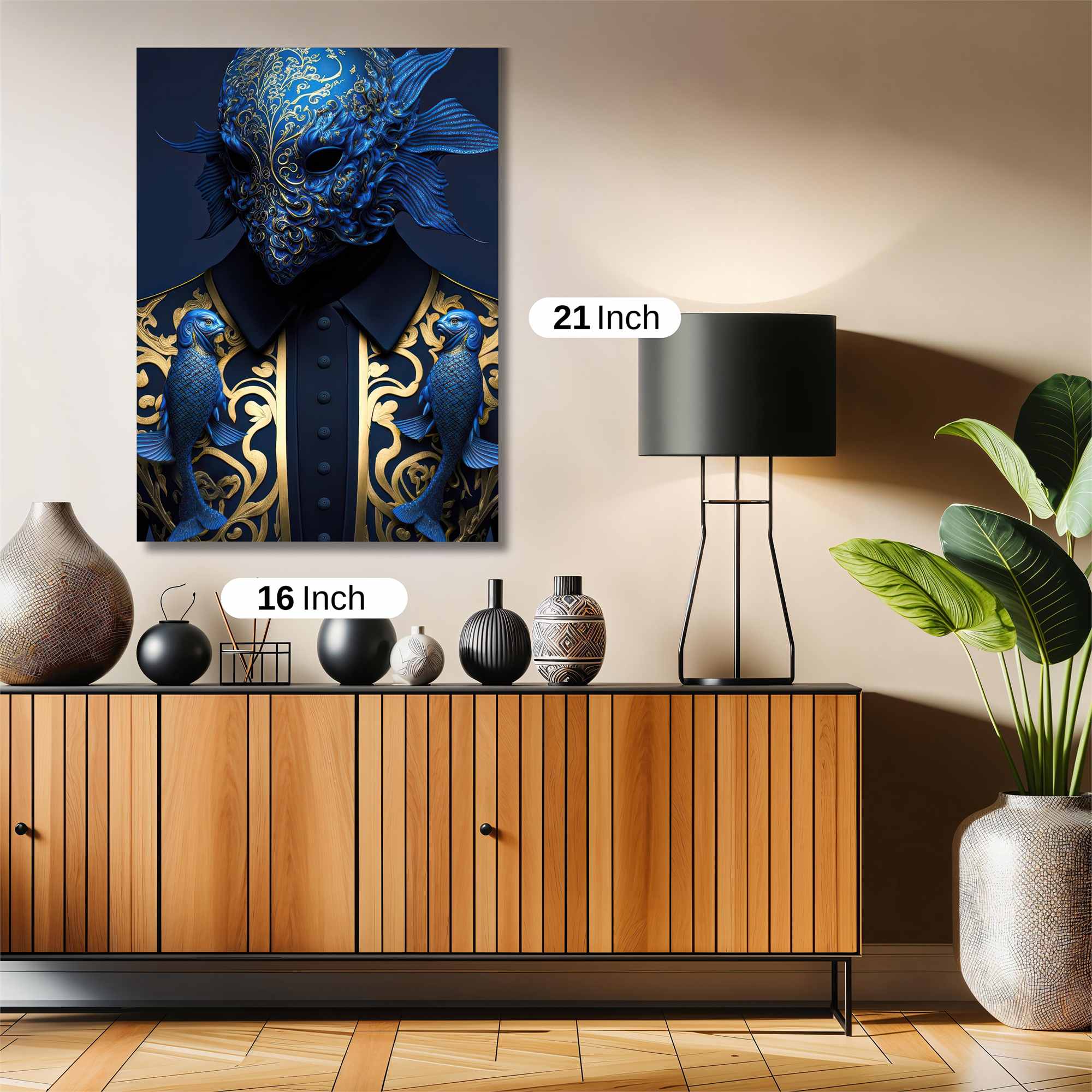 Aquatic Elegance Safe Wall Magnetic / M