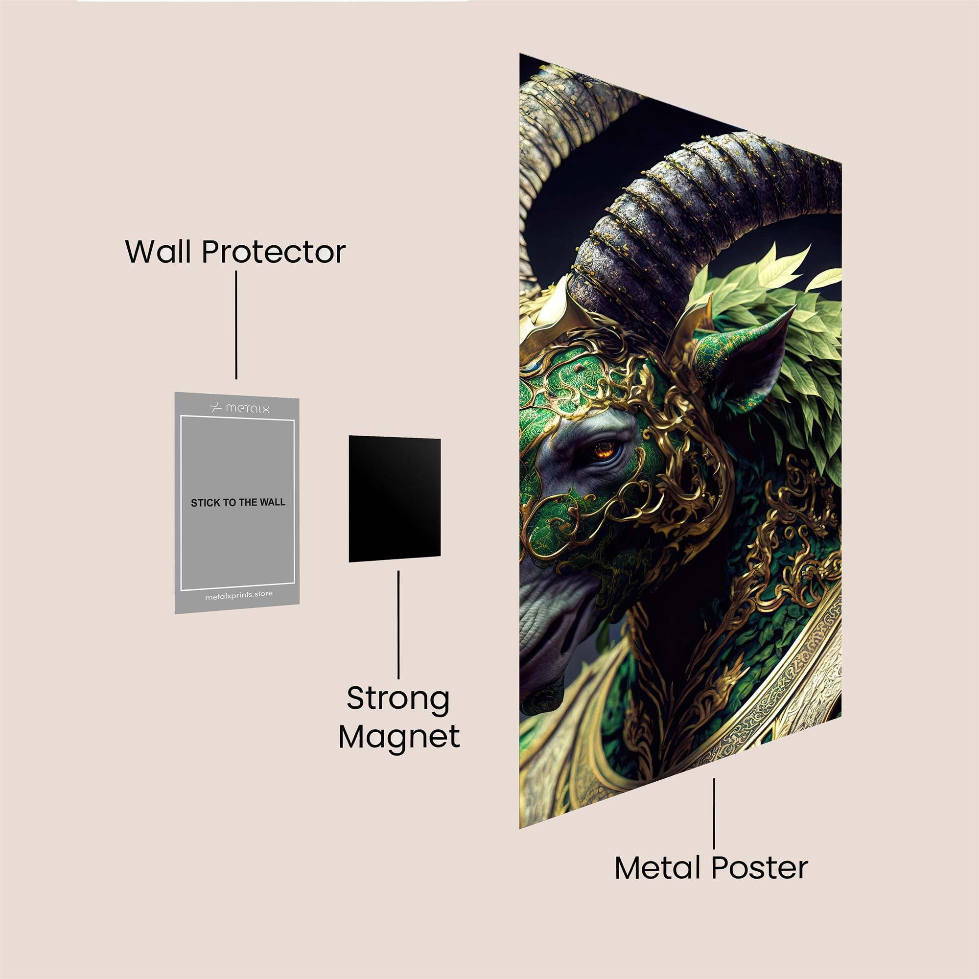 Forest Monarch Safe Wall Magnetic / M