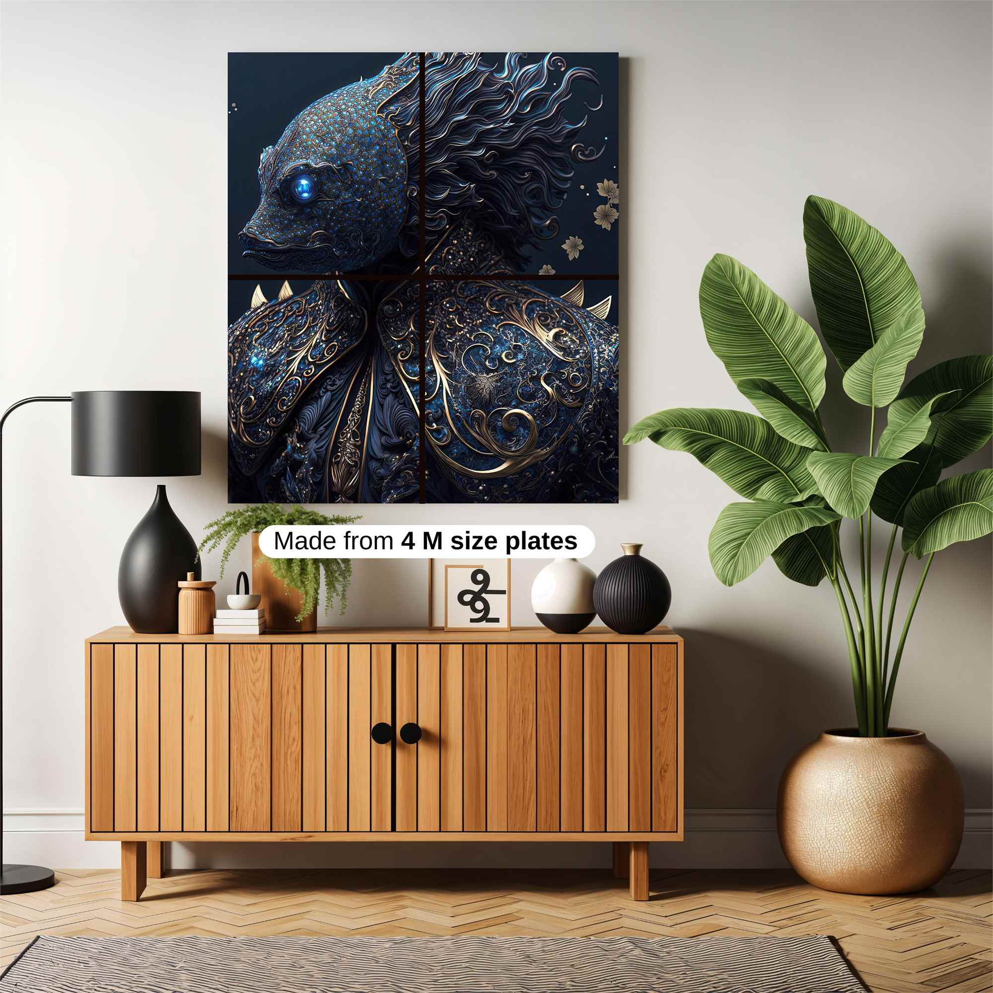 Aquatic Majesty Safe Wall Magnetic / M