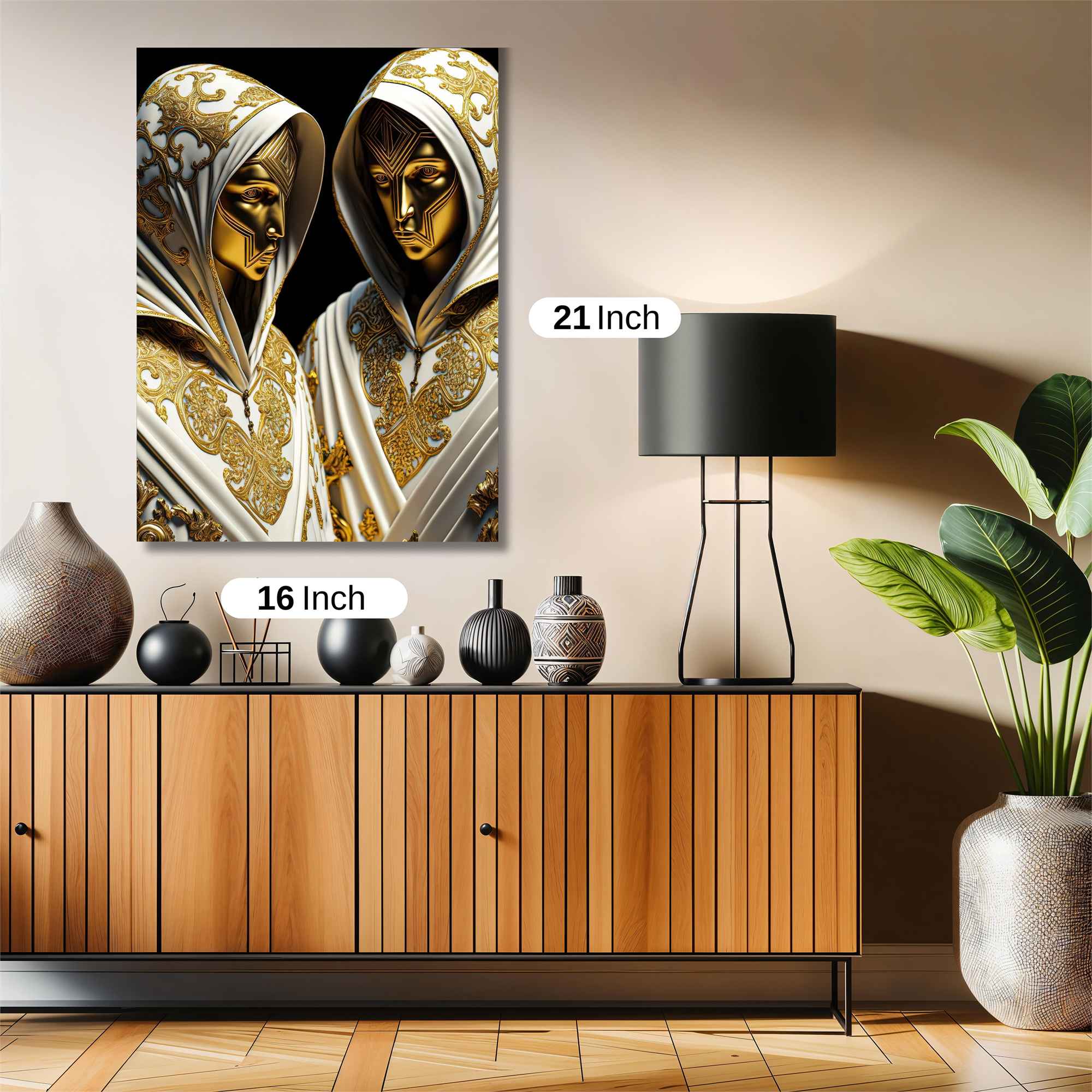 Golden Serenity Safe Wall Magnetic / M