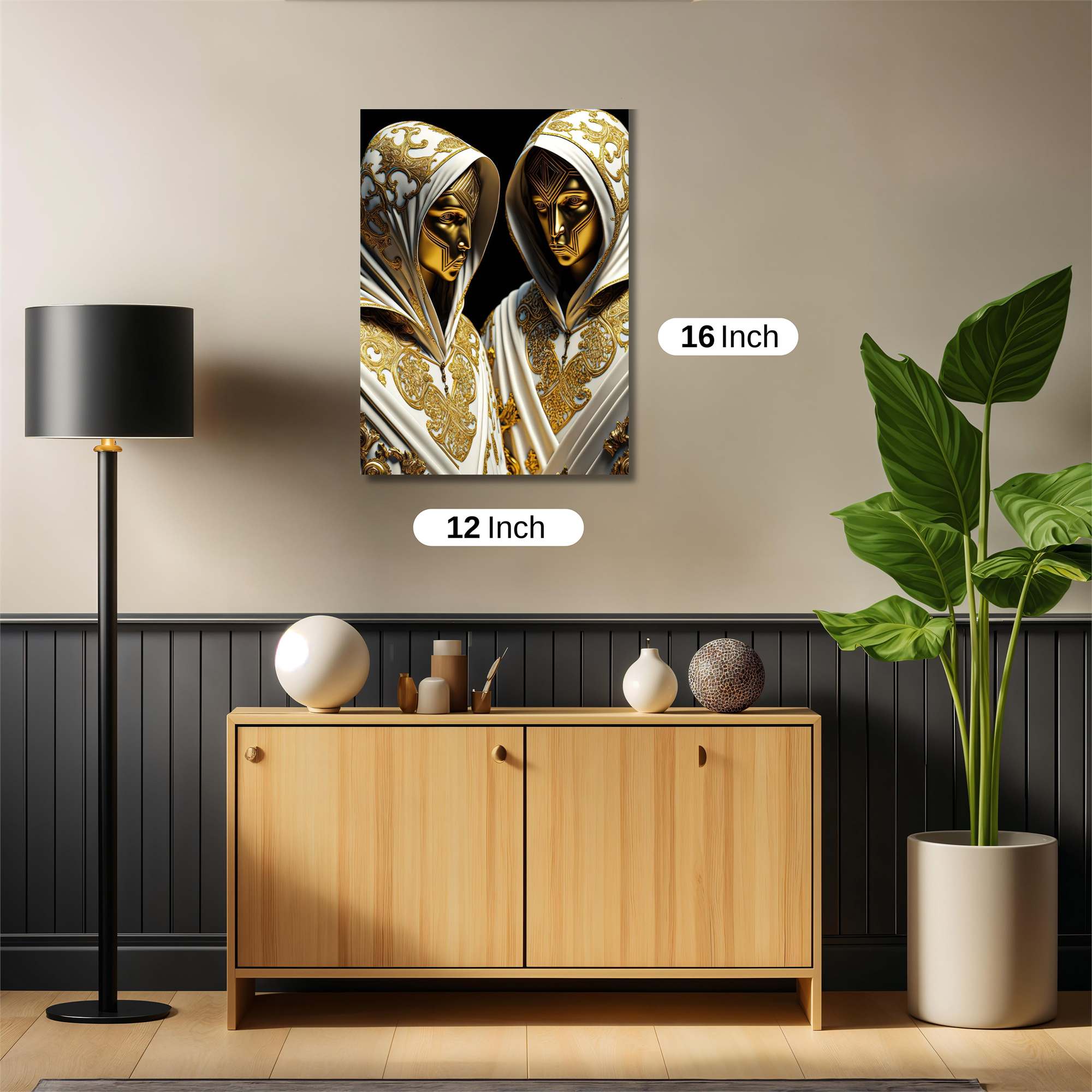 Golden Serenity Safe Wall Magnetic / M