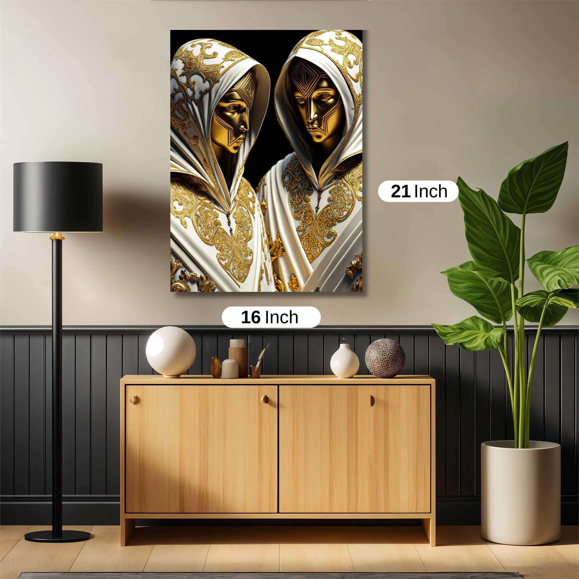 Golden Serenity Safe Wall Magnetic / M