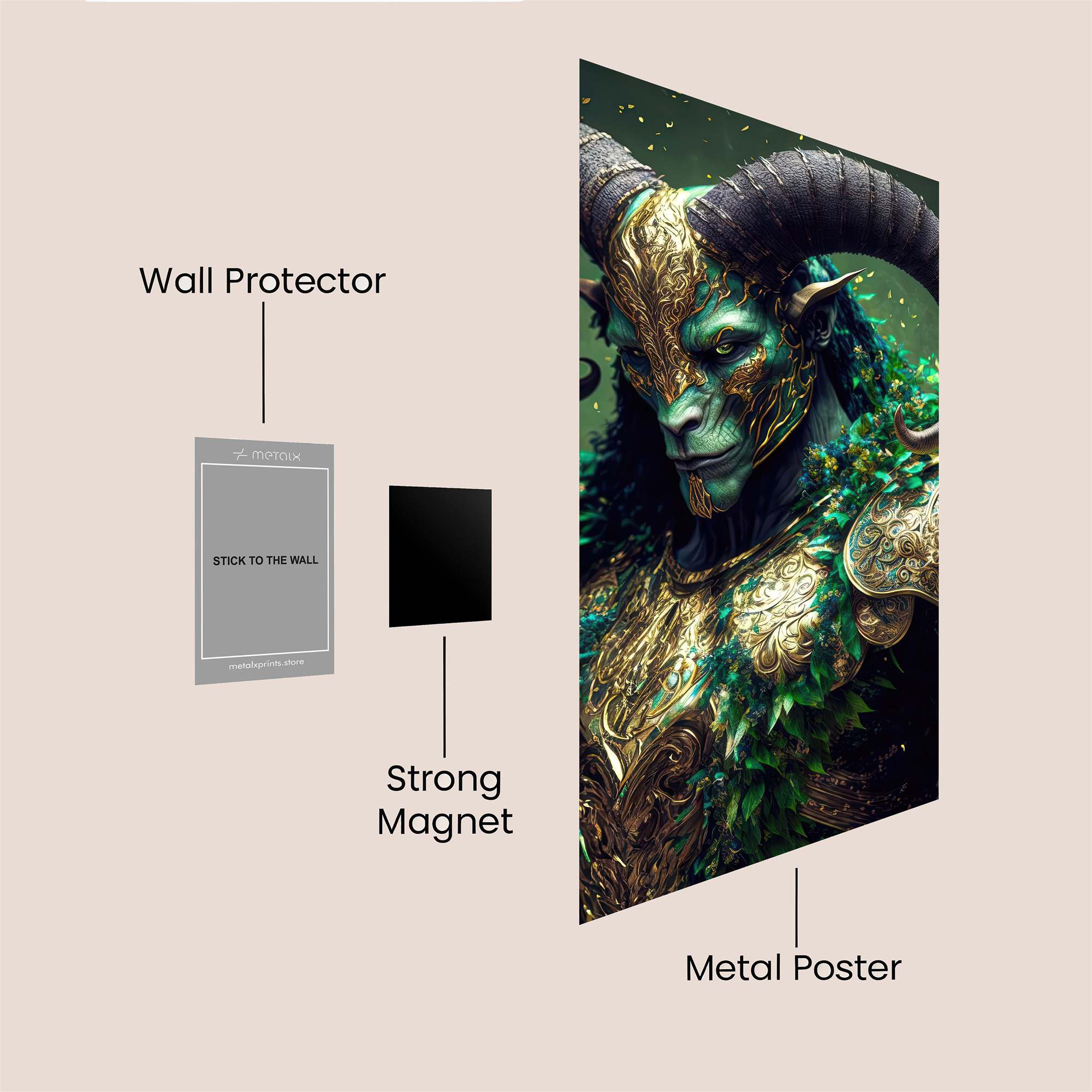 Pan Majestic Safe Wall Magnetic / M